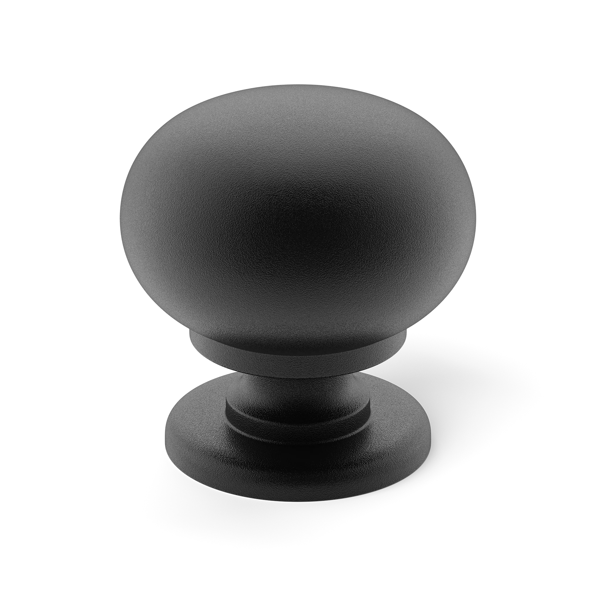 Armac Martin Withenshaw Cabinet Knob in 32mm / Matt Black Lacquered