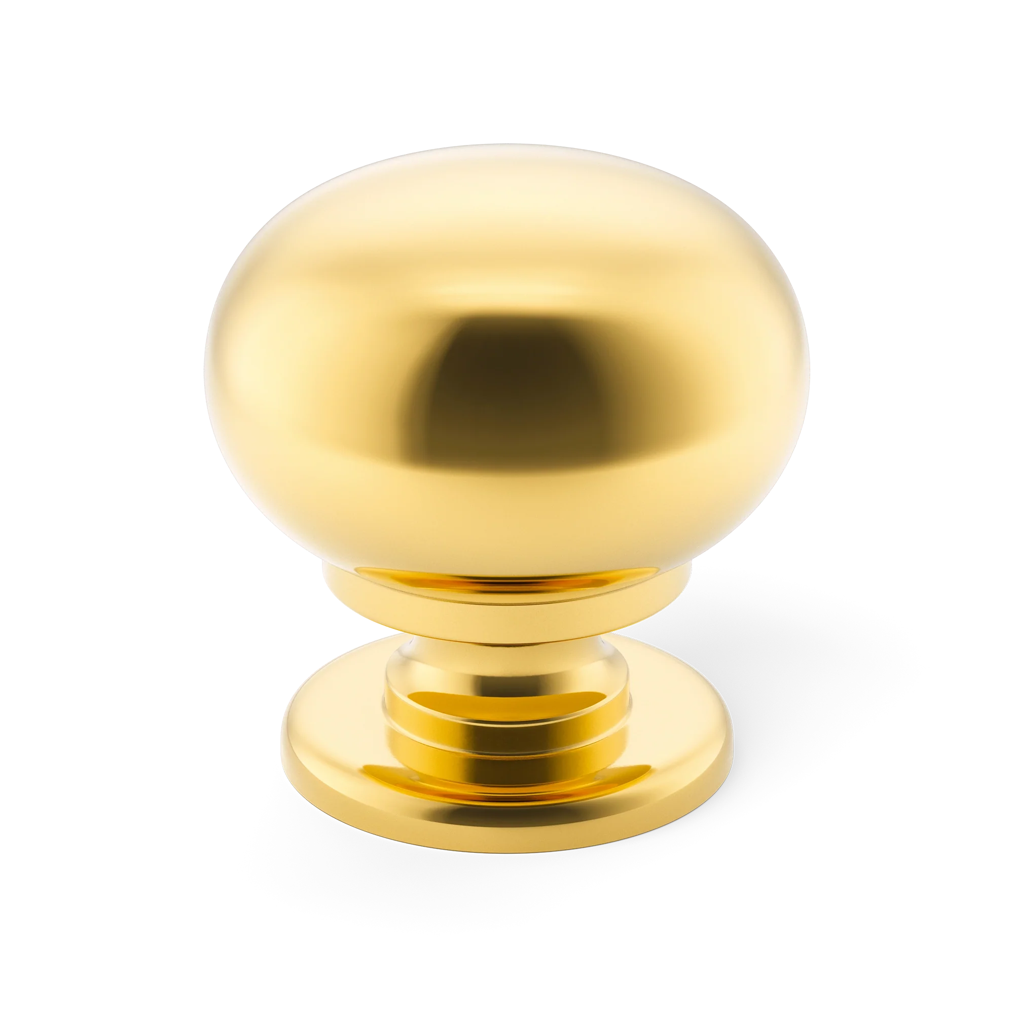 Armac Martin Withenshaw Cabinet Knob in 32mm / Polished Brass Lacquered