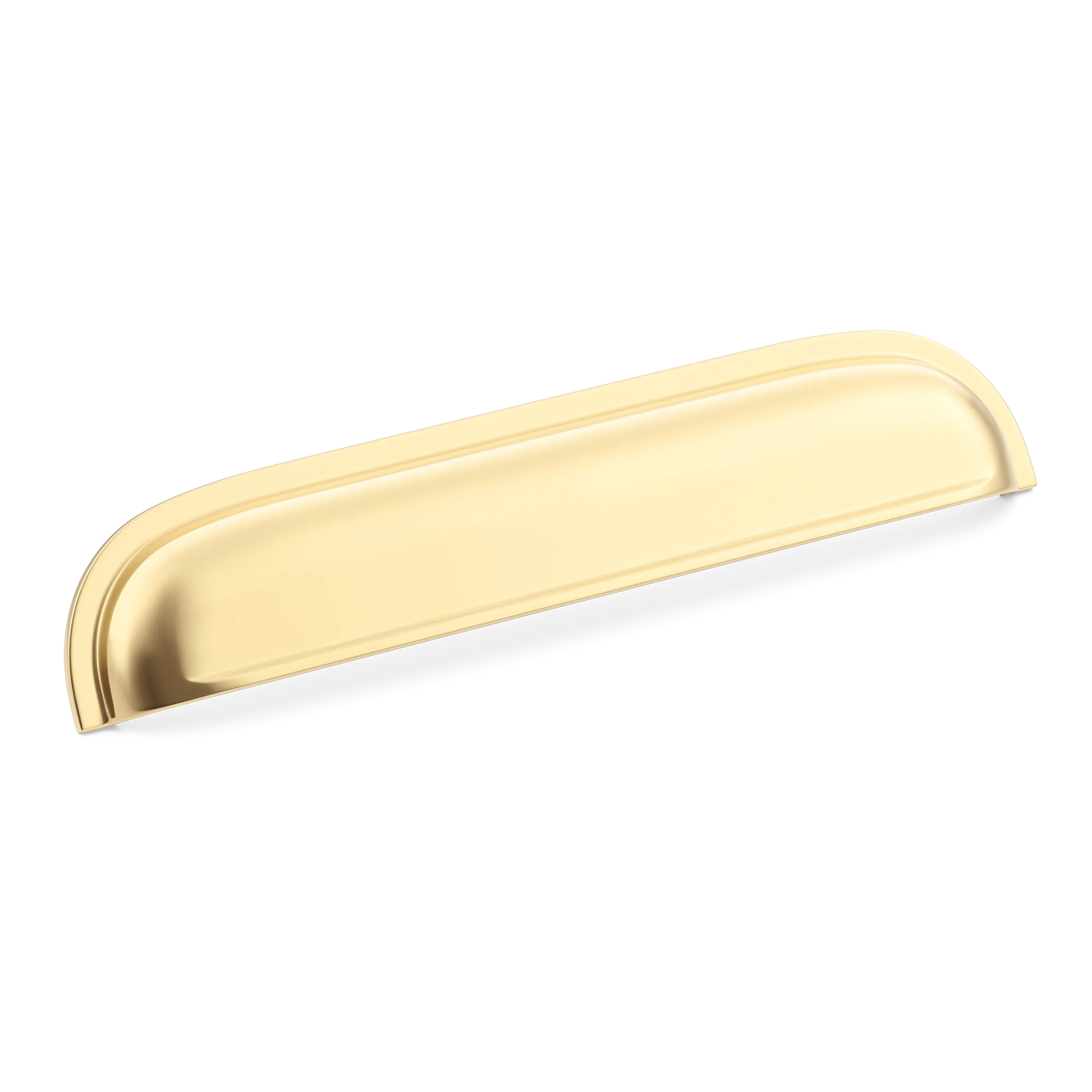 Armac Martin Withenshaw Cup Pull in 96mm / Polished Brass Unlacquered