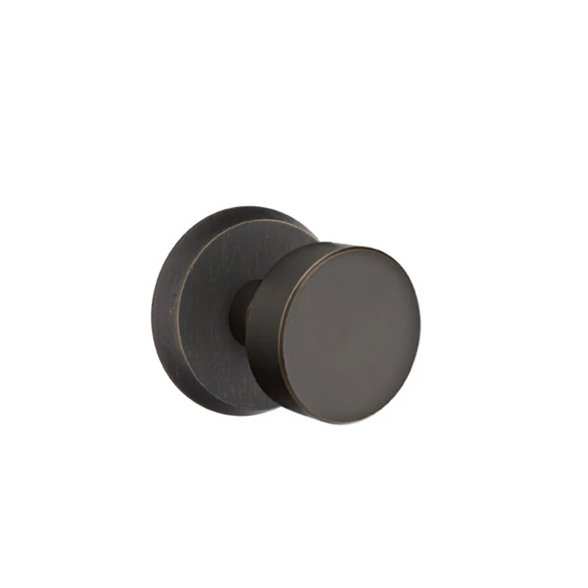 Emtek Round Bronze Knob with #2 Rosette in Medium Bronze