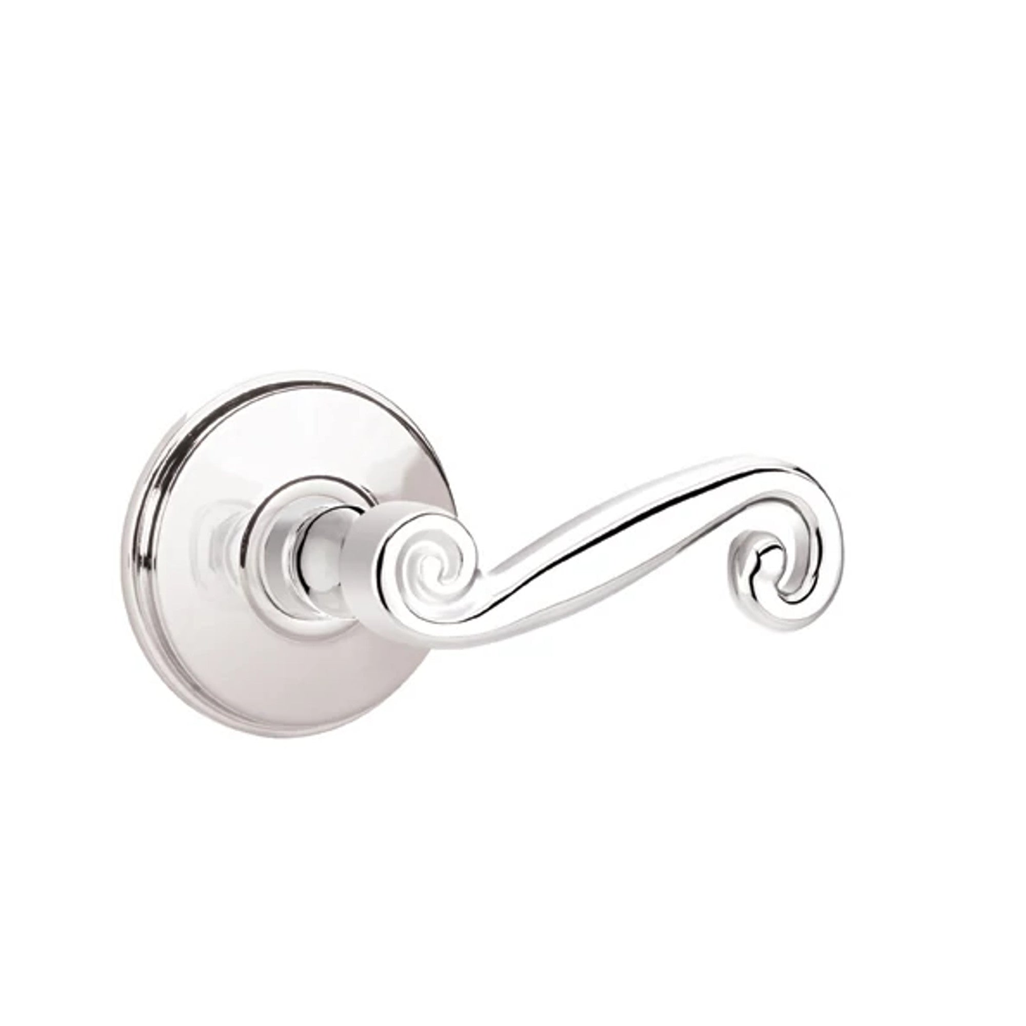 Emtek Rustic Lever with Watford Rosette in Polished Chrome