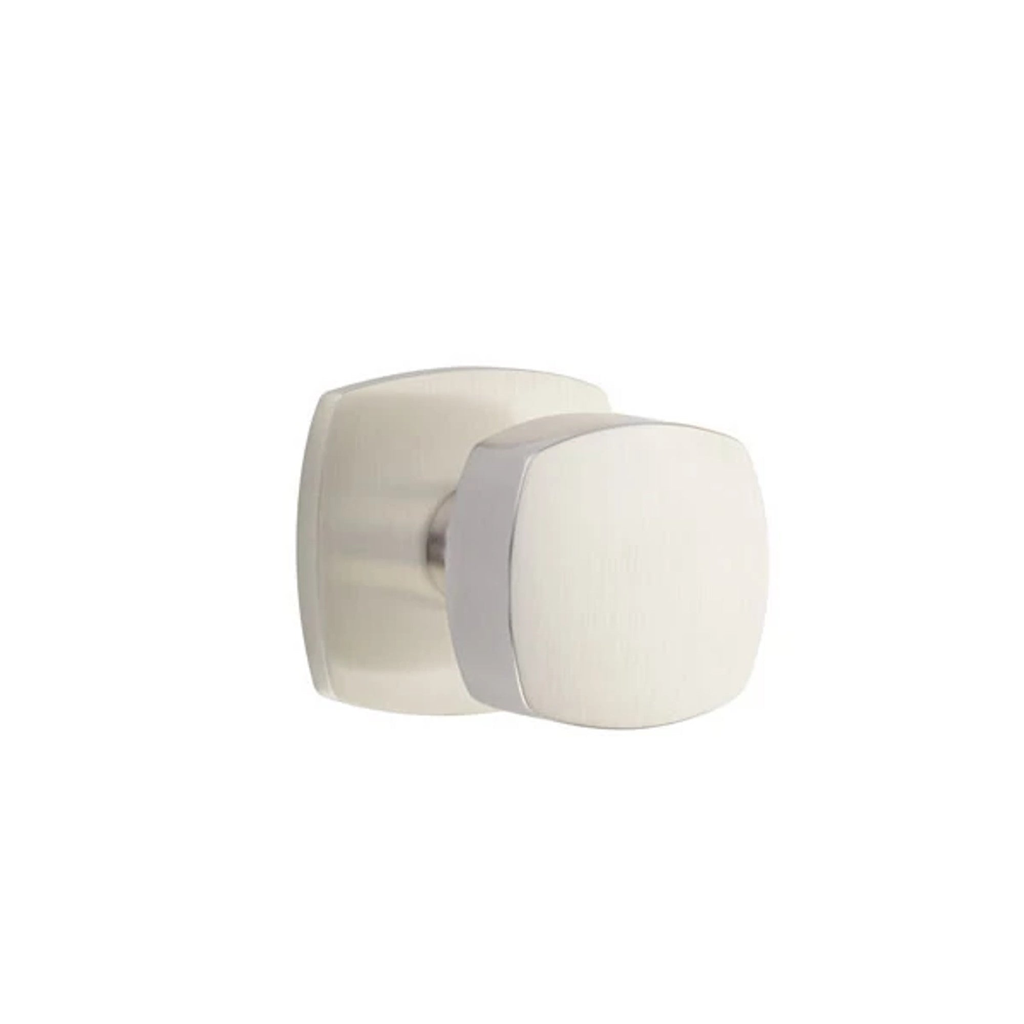 Emtek Freestone Knob with Urban Modern Rosette in Satin Nickel
