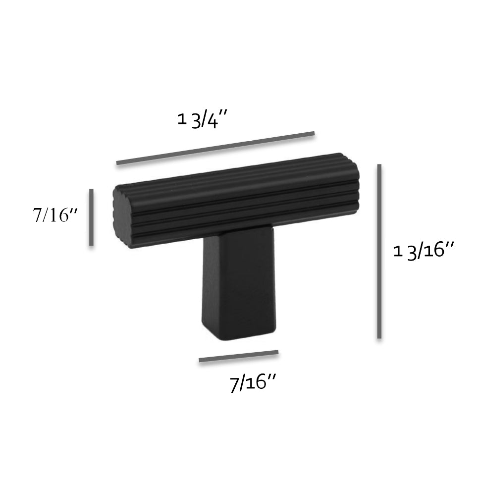 T-Knob Grooved Bar