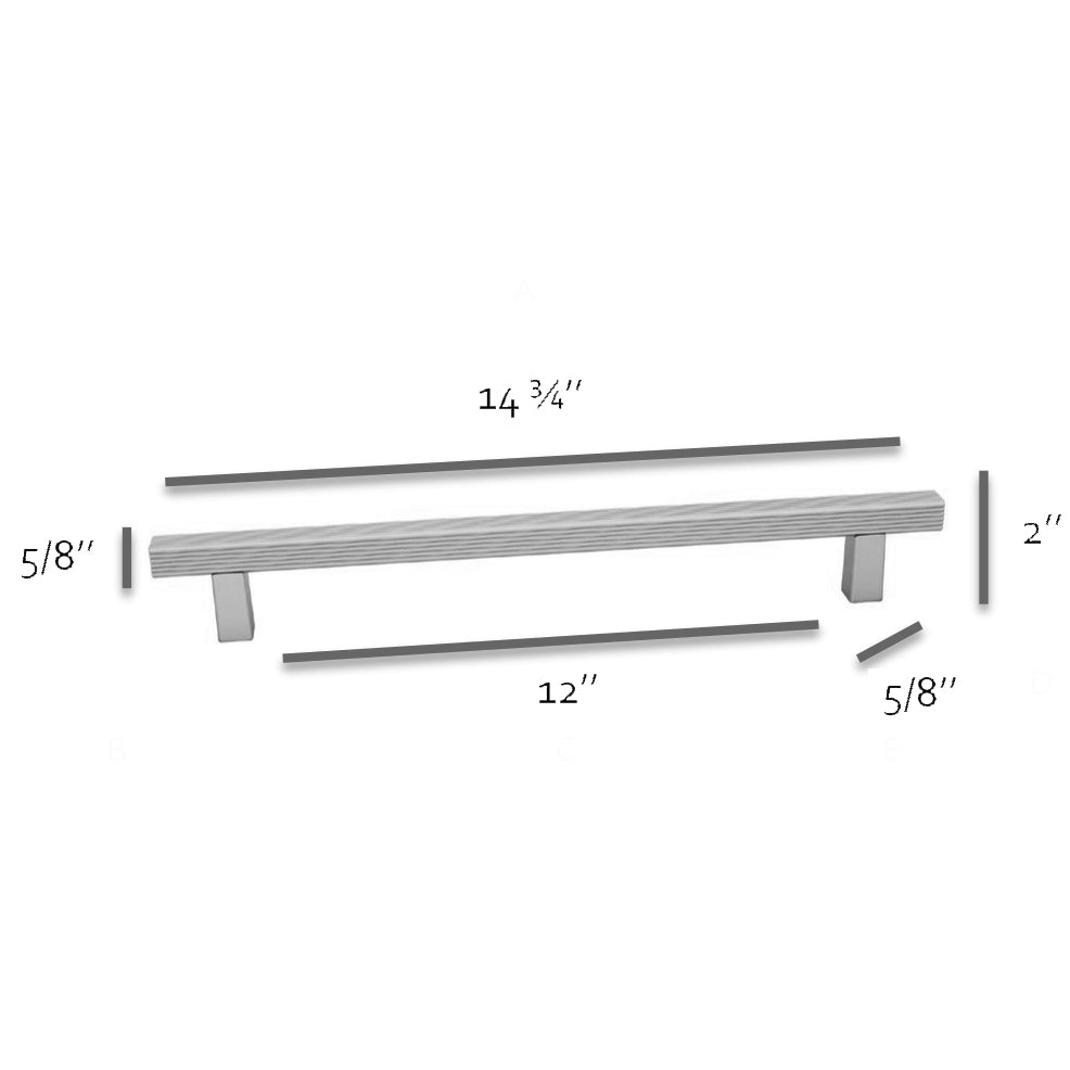 Grooved Appliance Bar Pull Series