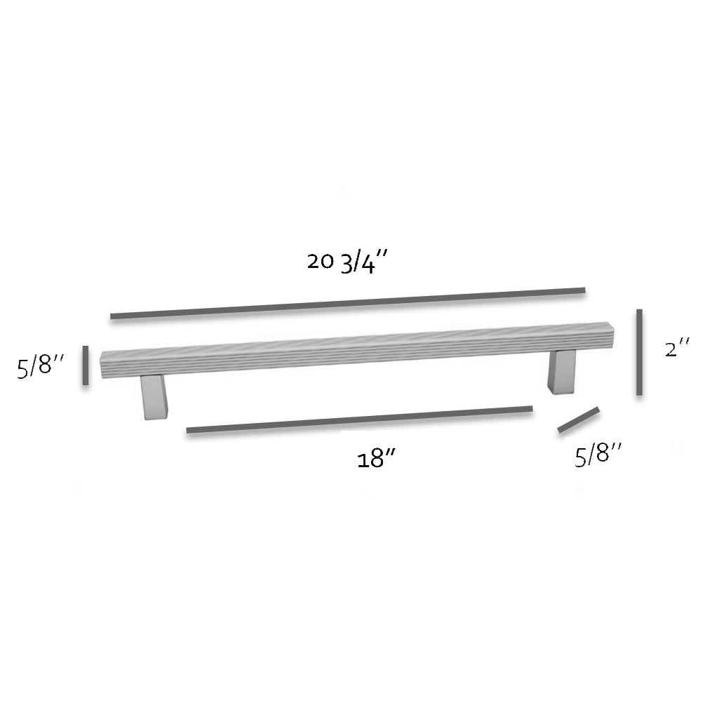 Grooved Appliance Bar Pull Series