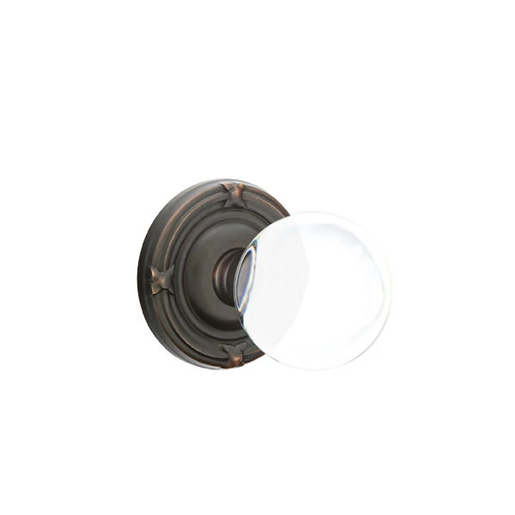 Emtek Bristol Knob with Ribbon & Reed Rosette in Oil Rubbed Bronze