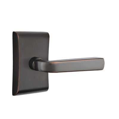 Emtek Sion Lever with Neos Rosette in Oil Rubbed Bronze