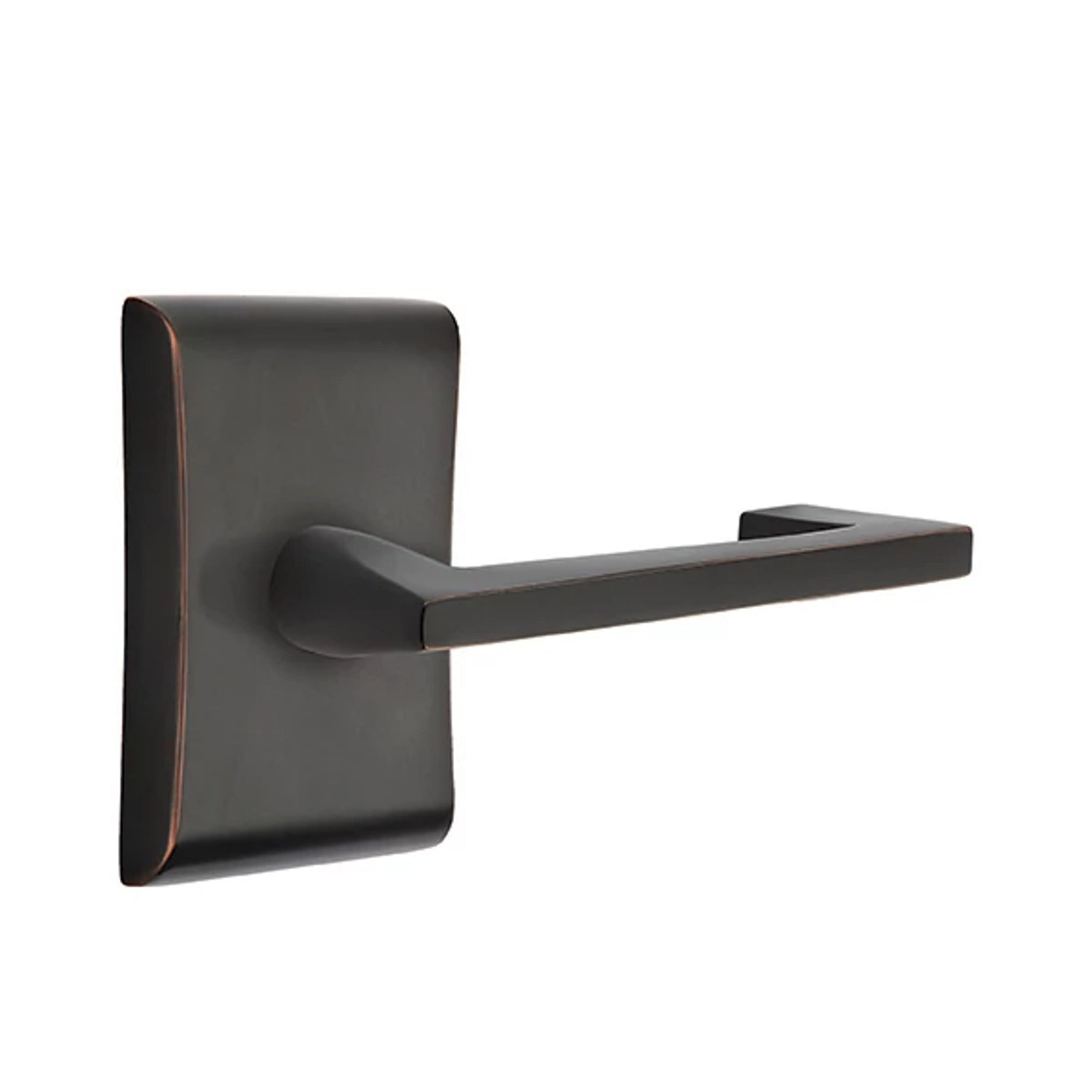 Emtek Argos Lever with Neos Rosette in Oil Rubbed Bronze