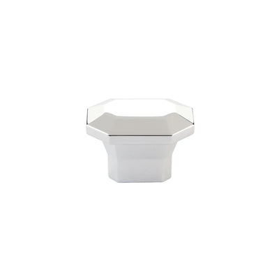 Emtek Riviera 2" x 1-3/8" Rectangular Knob in Polished Chrome