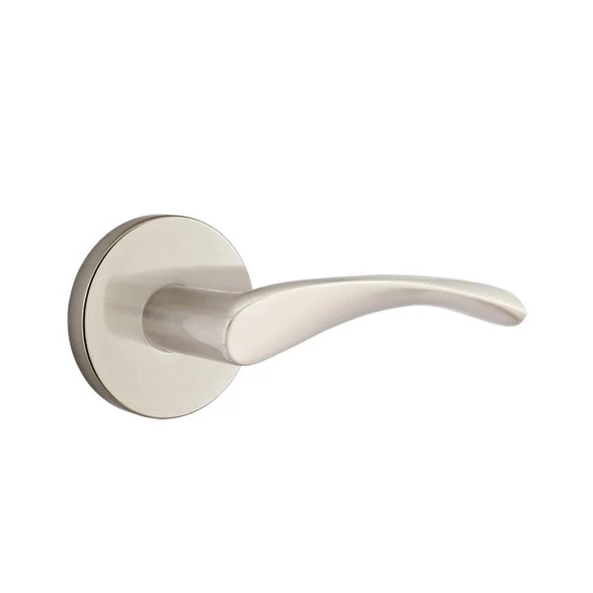 Emtek Triton Lever with Disk Rosette in Satin Nickel