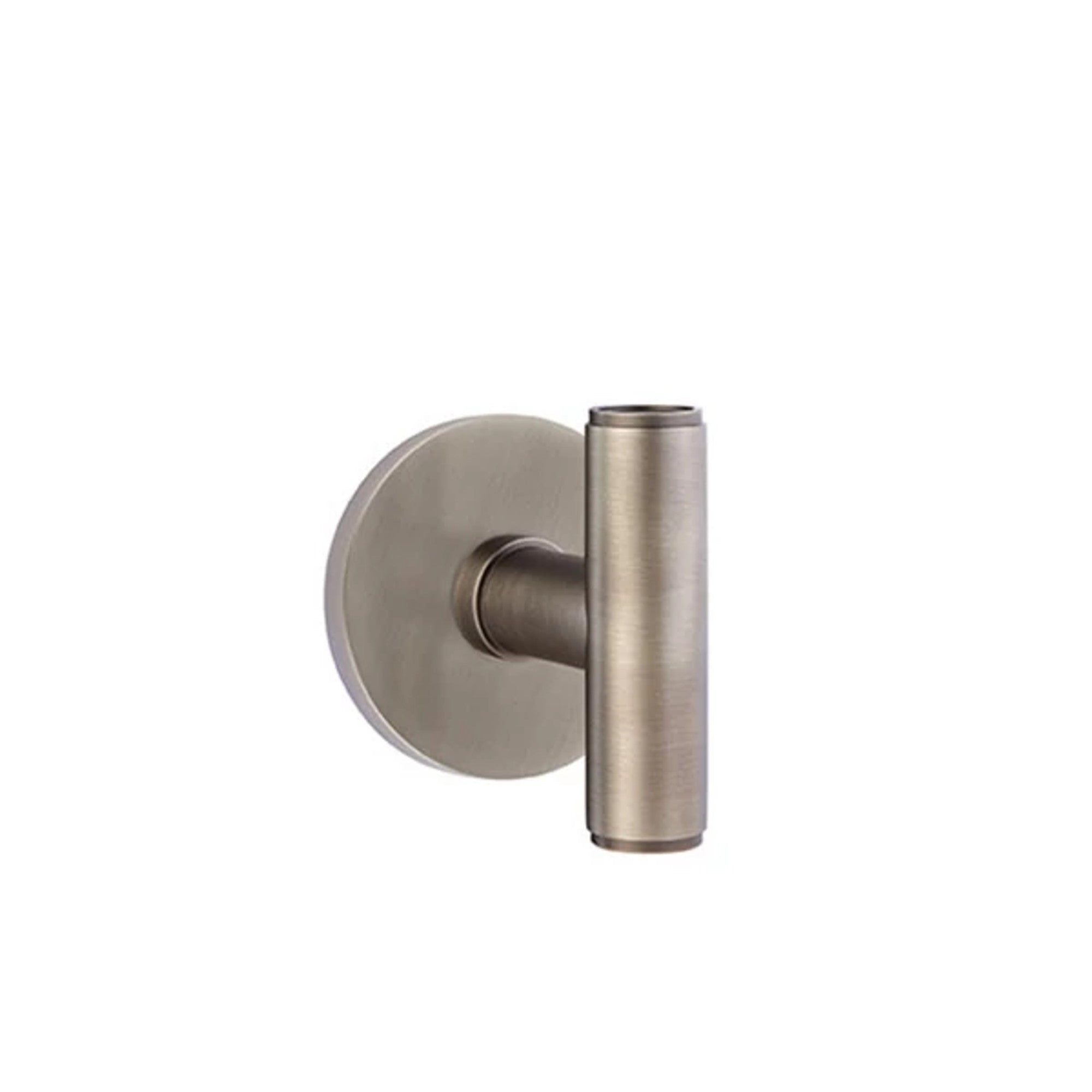 Emtek Ace Knob with Disk Rosette in Pewter