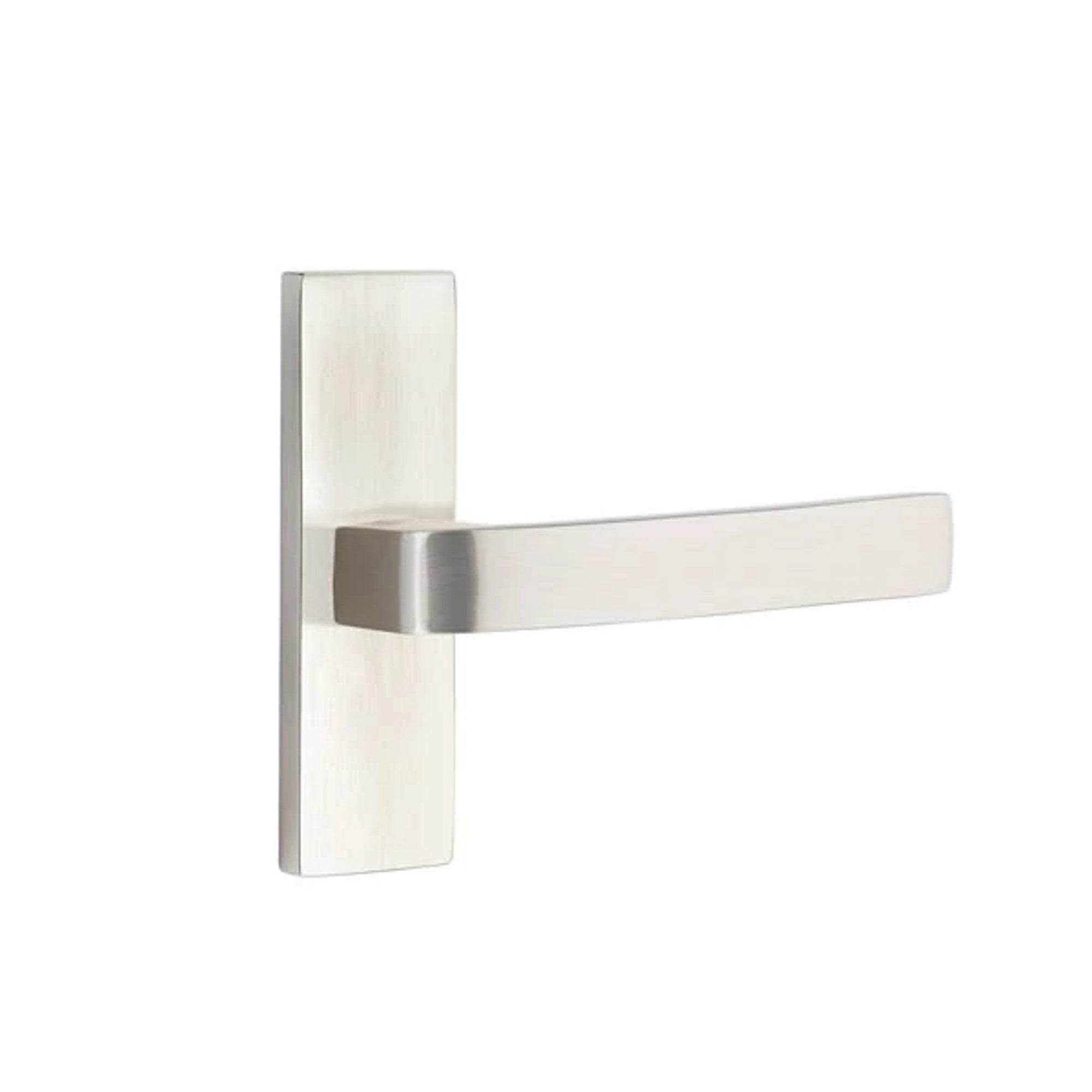 Emtek Breslin Lever with Stretto 1-1/2" x 5" in Satin Nickel