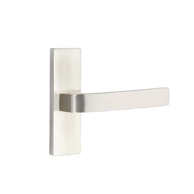 Emtek Breslin Lever with Stretto 1-1/2" x 5" in Satin Nickel
