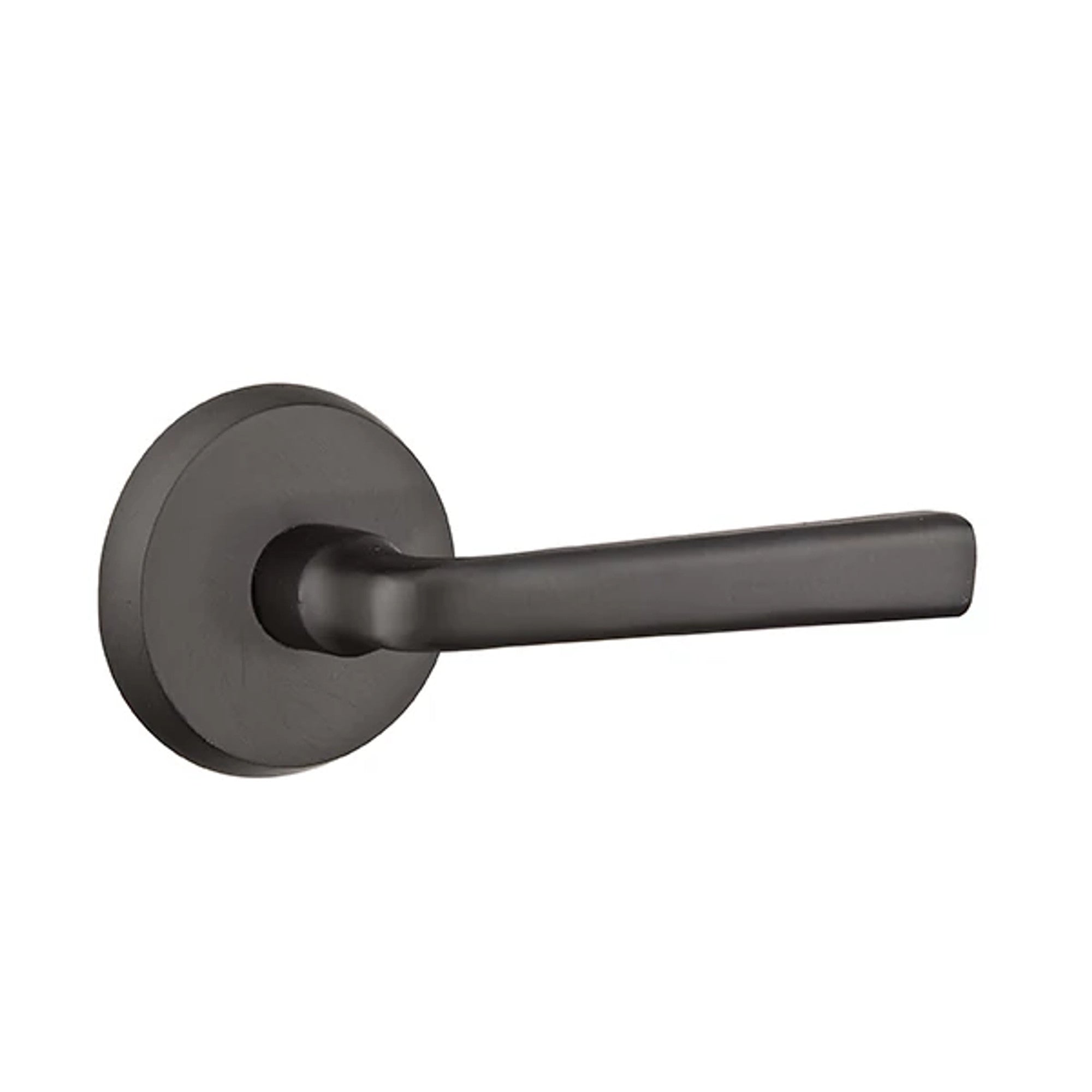 Emtek Cimarron Lever with #2 Rosette in Flat Black Bronze