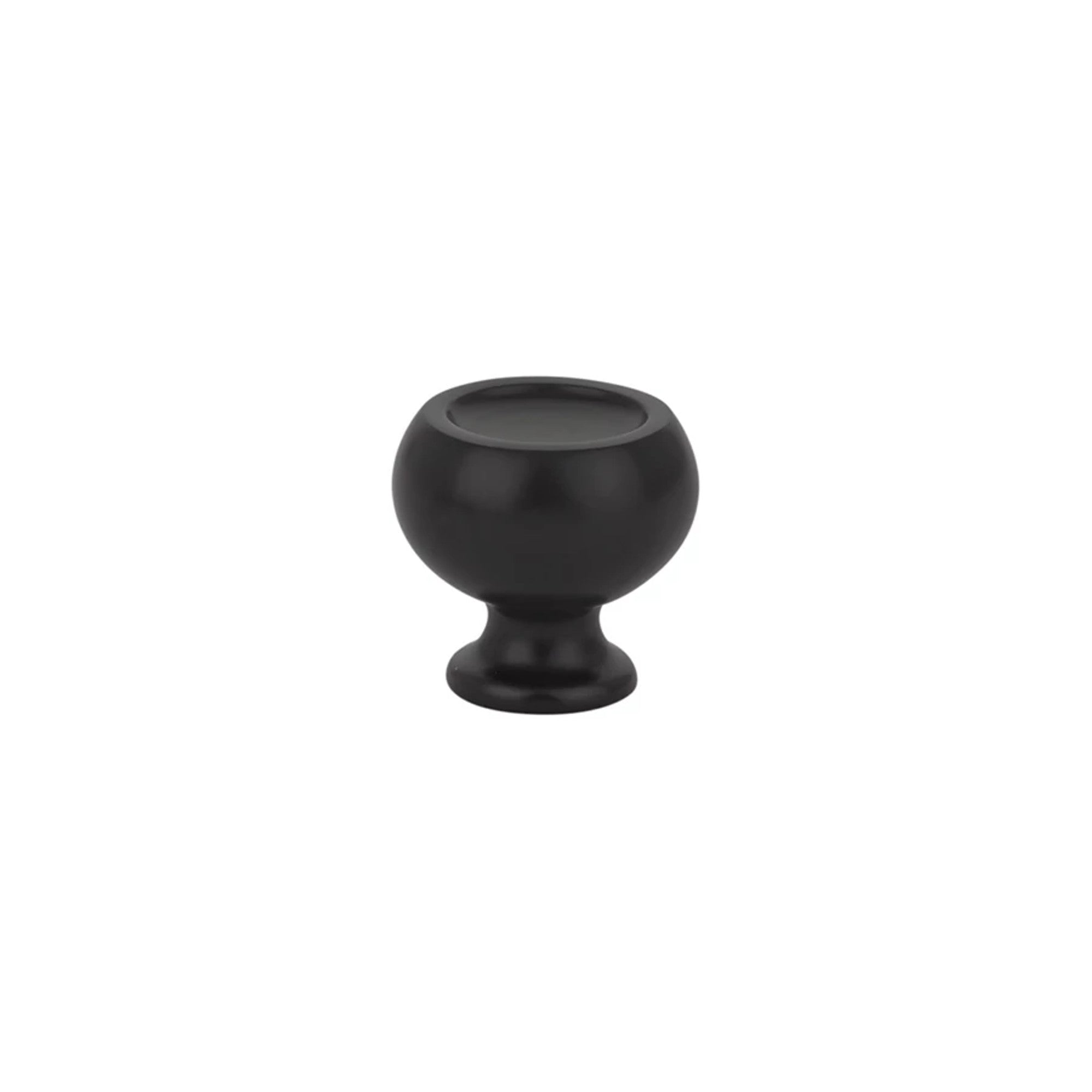 Emtek Atomic 1" Knob in Flat Black