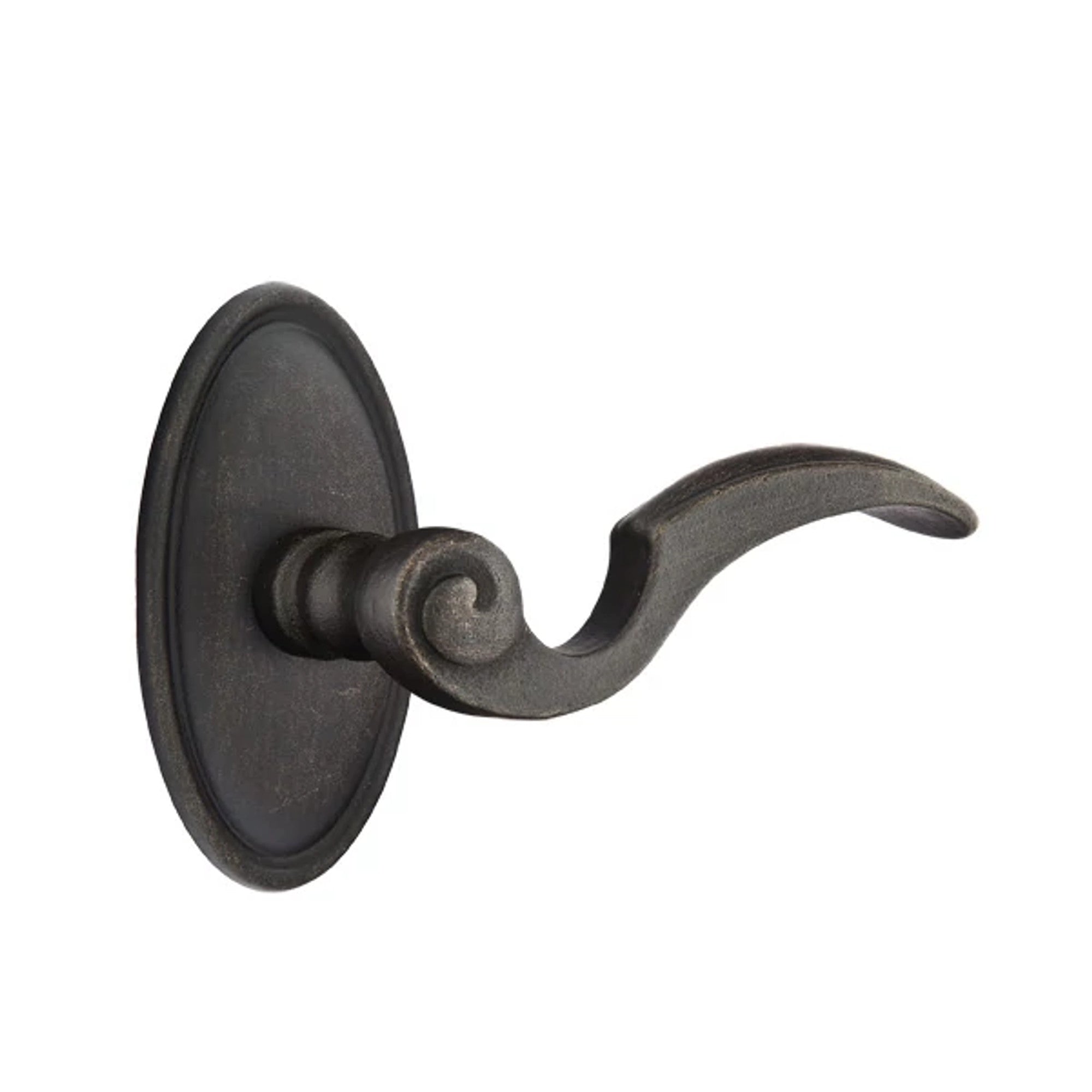 Emtek Napoli Lever with #14 Rosette in Medium Bronze