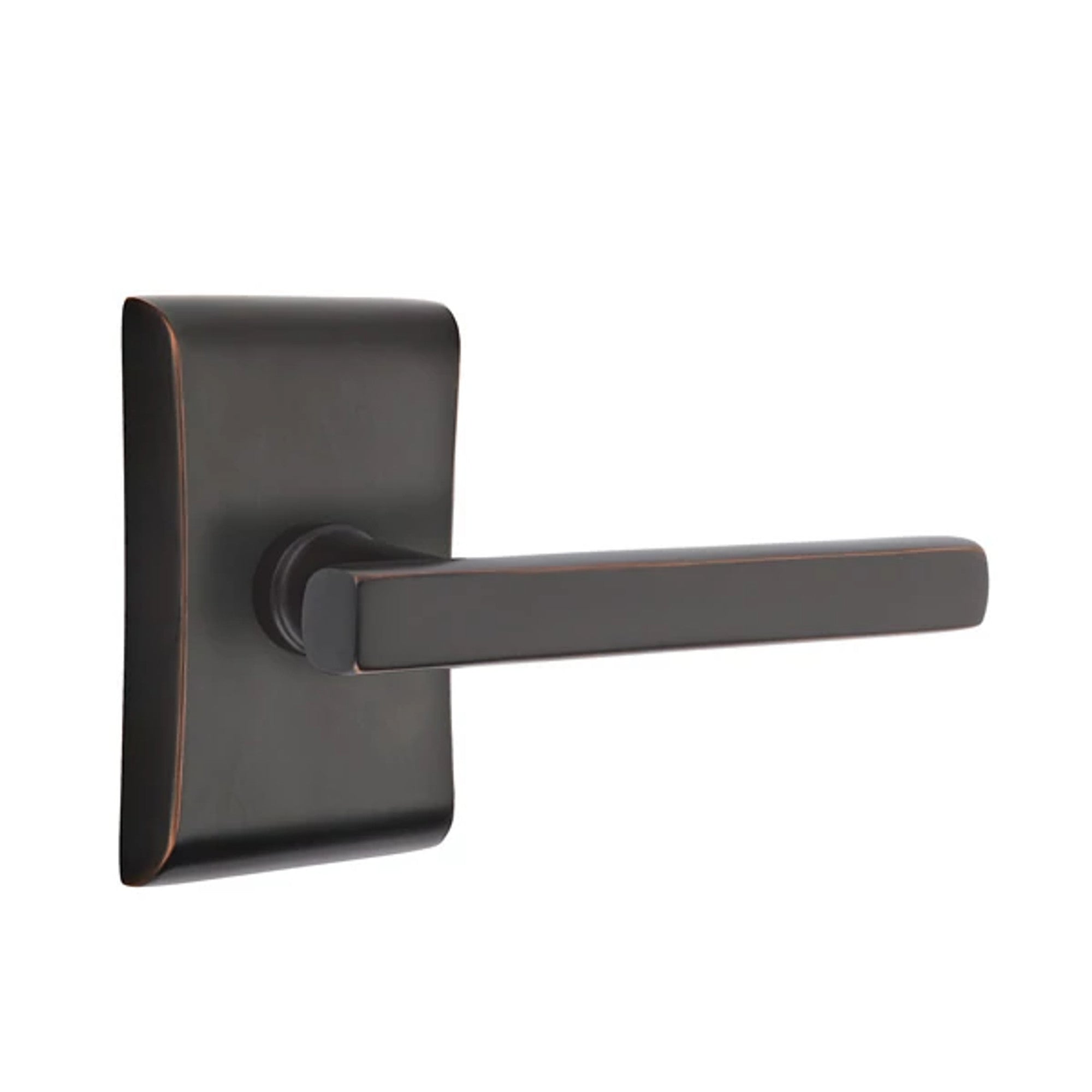 Emtek Freestone Lever with Neos Rosette in Oil Rubbed Bronze