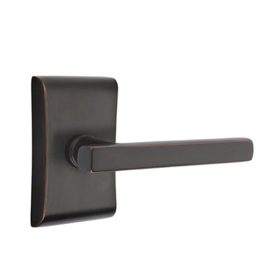Emtek Freestone Lever with Neos Rosette in Oil Rubbed Bronze