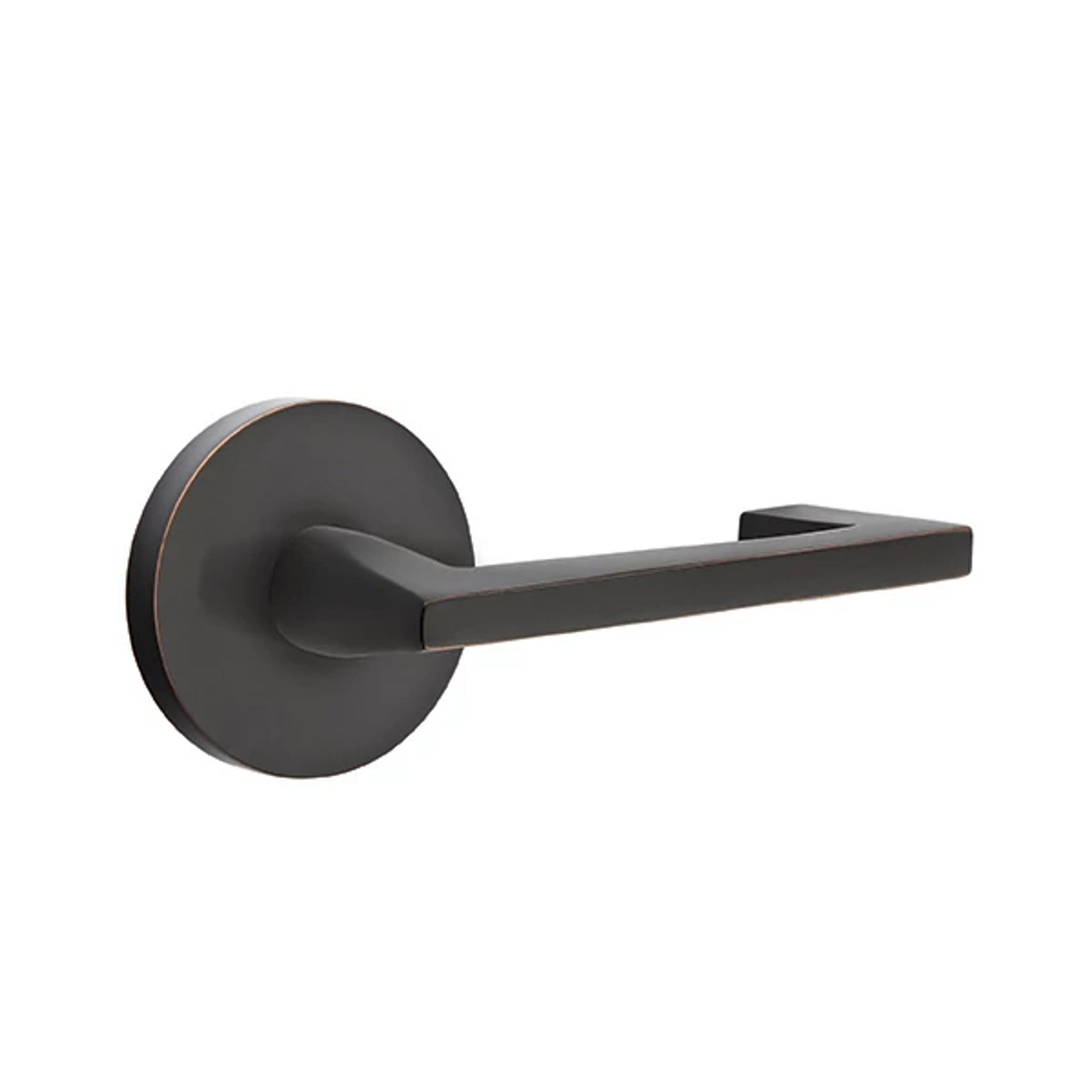 Emtek Argos Lever with Disk Rosette in Oil Rubbed Bronze