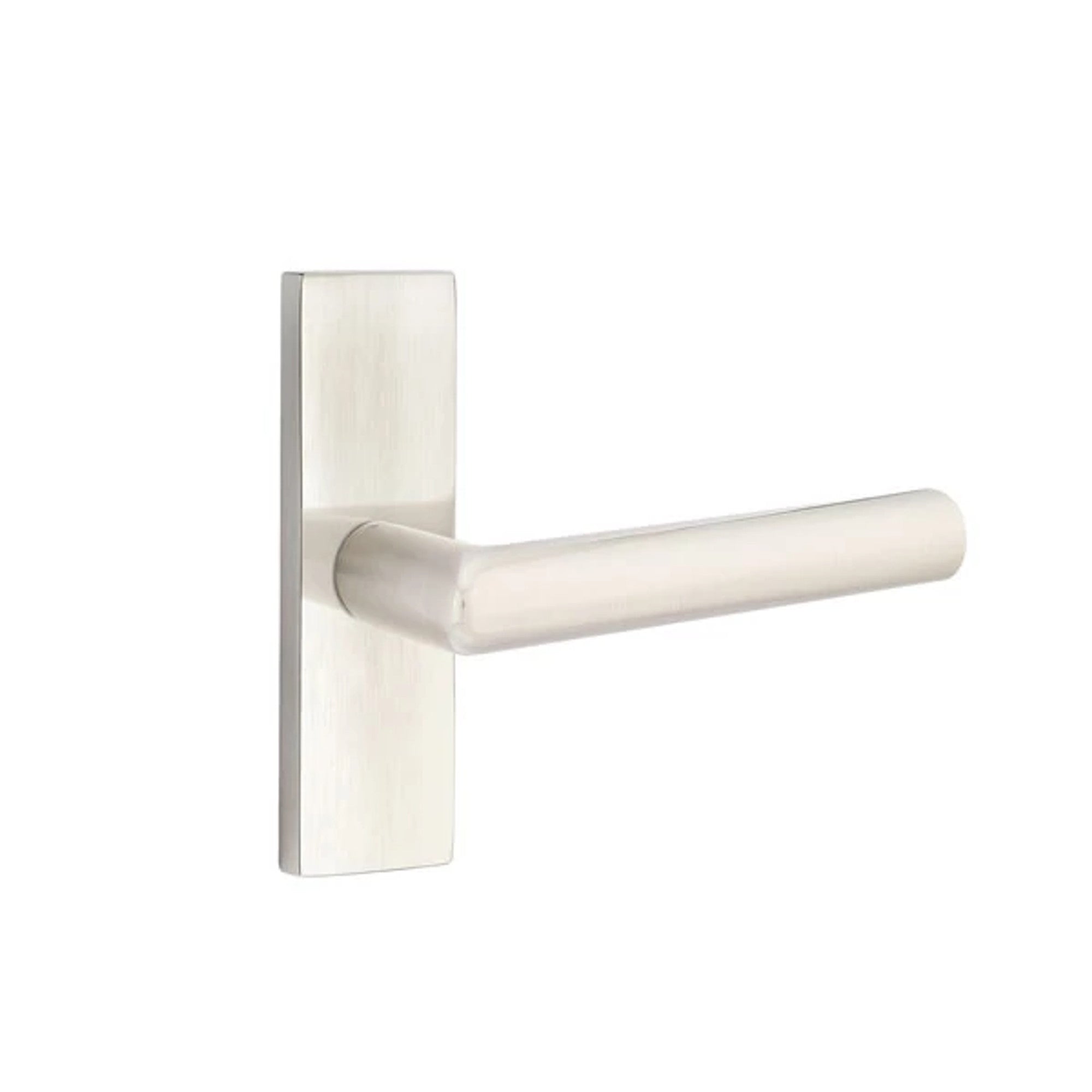 Emtek Stuttgart Lever with Stretto 1-1/2" x 5" in Satin Nickel
