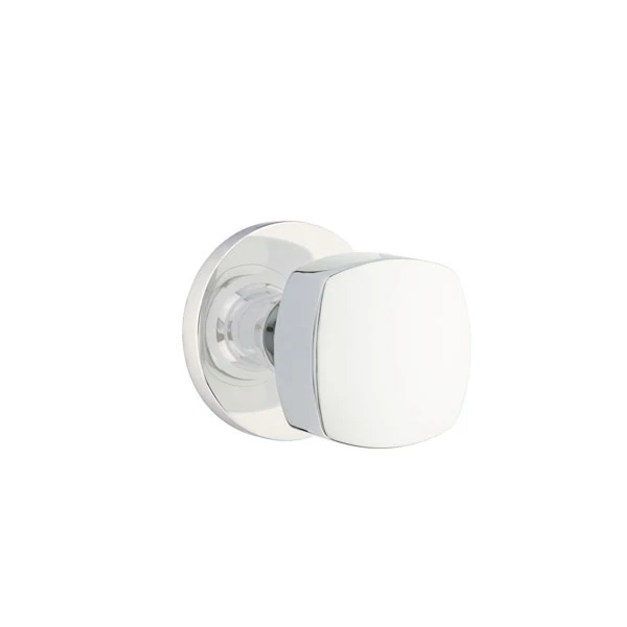 Emtek Freestone Knob with Disk Rosette in Polished Chrome