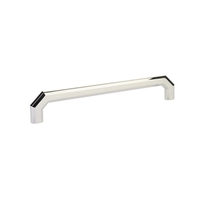 Emtek Riviera 8" C-C Pull in Polished Nickel