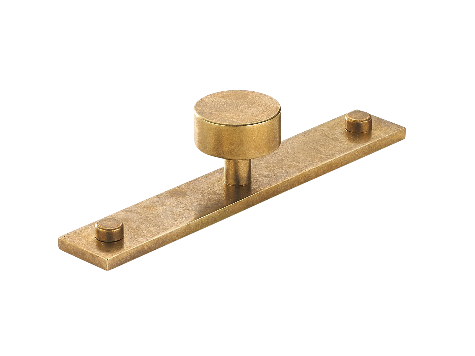 Armac Martin MIX Plain Cabinet Knob & Backplate