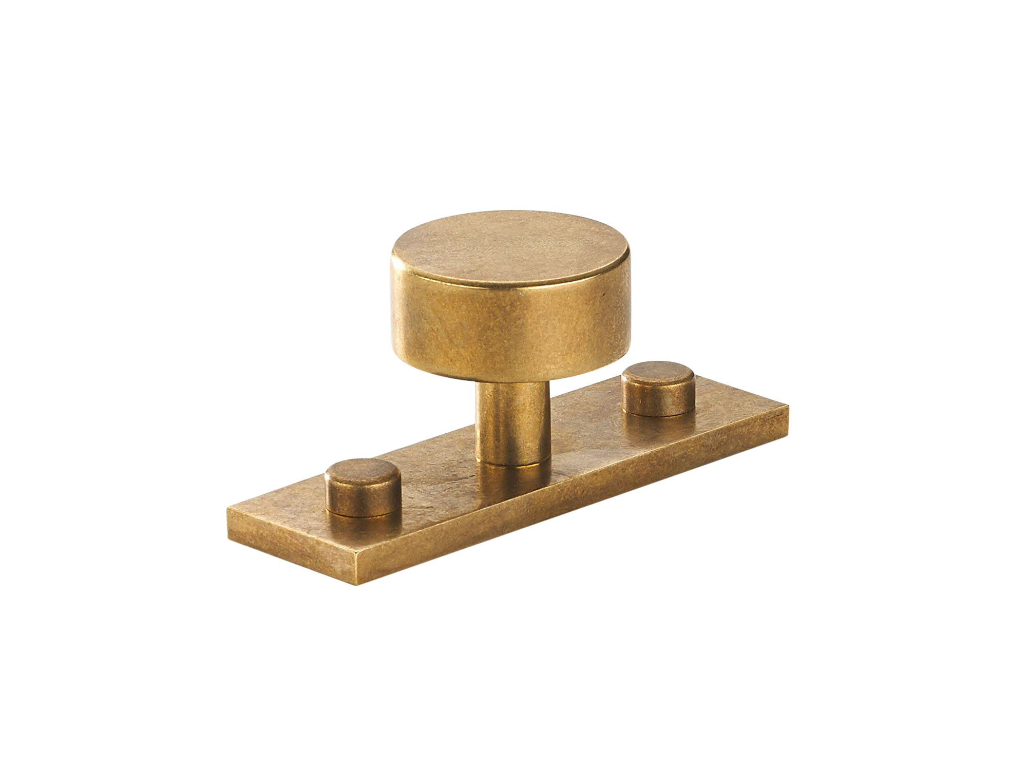 Armac Martin MIX Plain Cabinet Knob & Backplate