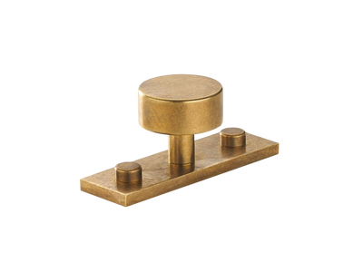 Armac Martin MIX Plain Cabinet Knob & Backplate