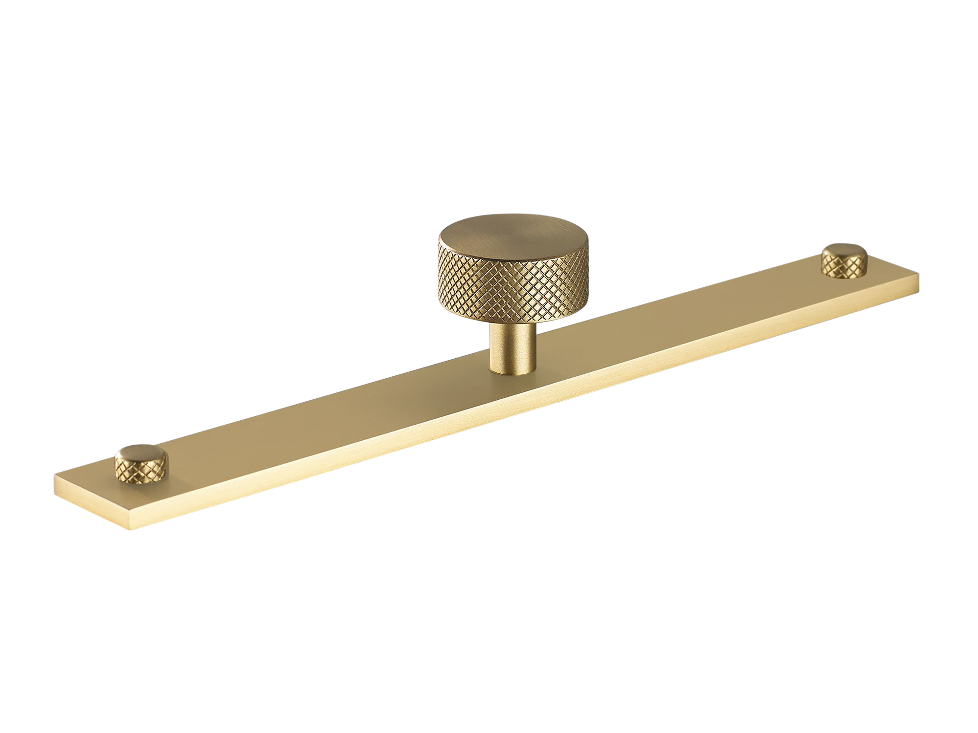 Armac Martin MIX Diamond Knurled Cabinet Knob & Backplate