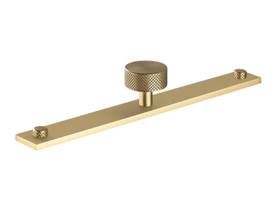 Armac Martin MIX Diamond Knurled Cabinet Knob & Backplate