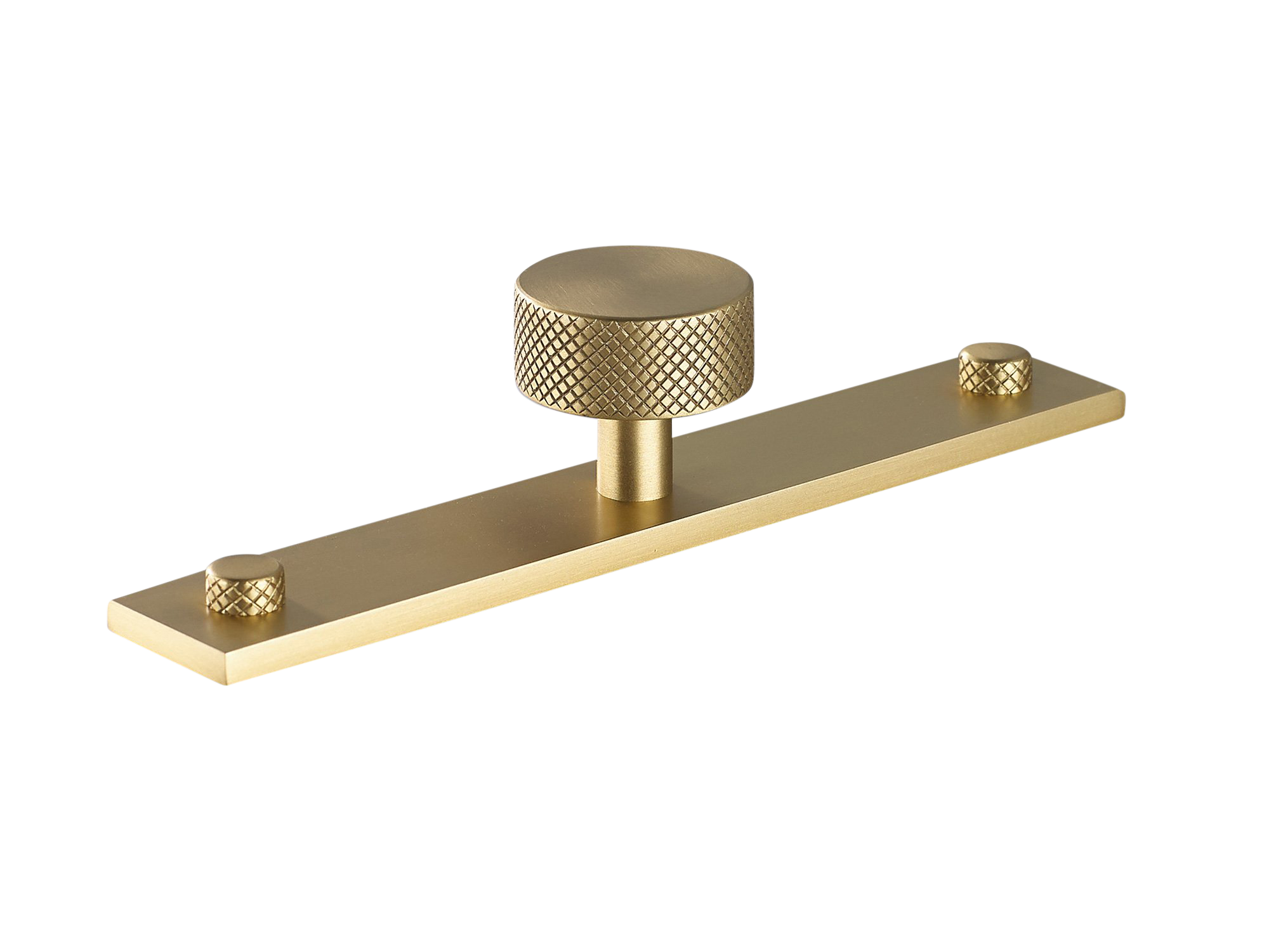Armac Martin MIX Diamond Knurled Cabinet Knob & Backplate