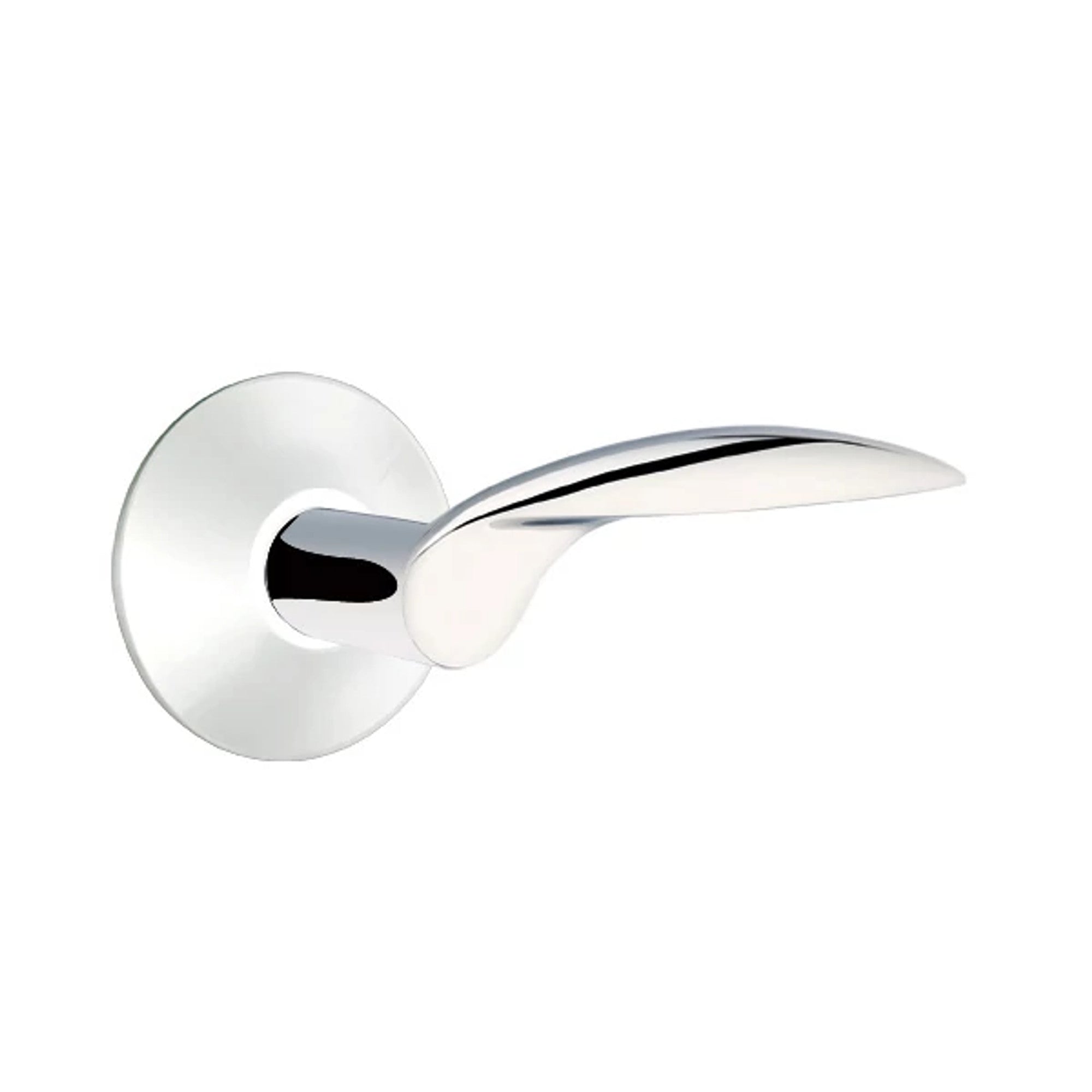 Emtek Mercury Lever with Modern Rosette in Polished Chrome