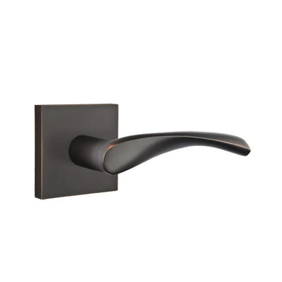 Emtek Triton Lever with Square Rosette in Oil Rubbed Bronze