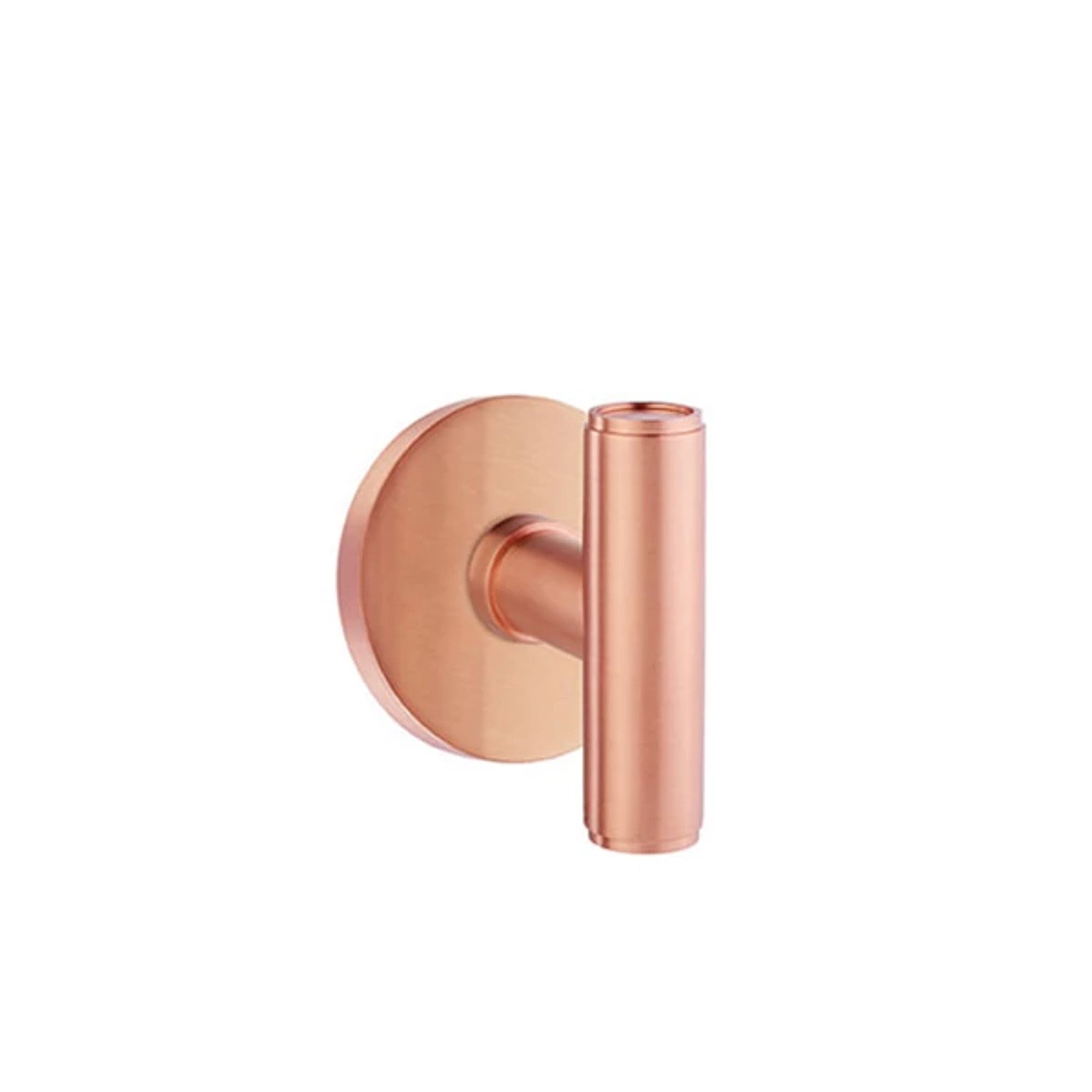 Emtek Ace Knob with Disk Rosette in Satin Rose Gold