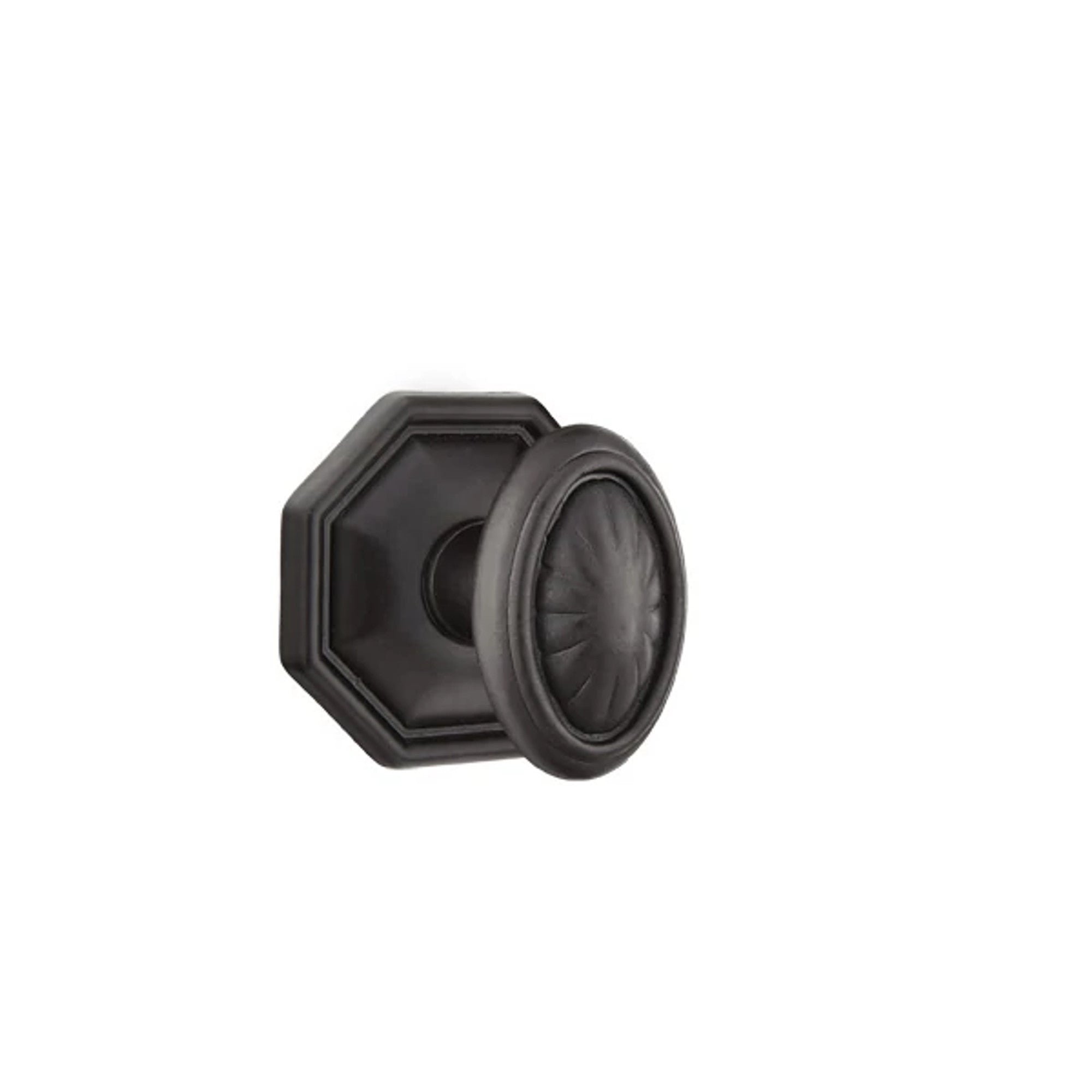Emtek Parma Knob with #15 Rosette in Flat Black Bronze