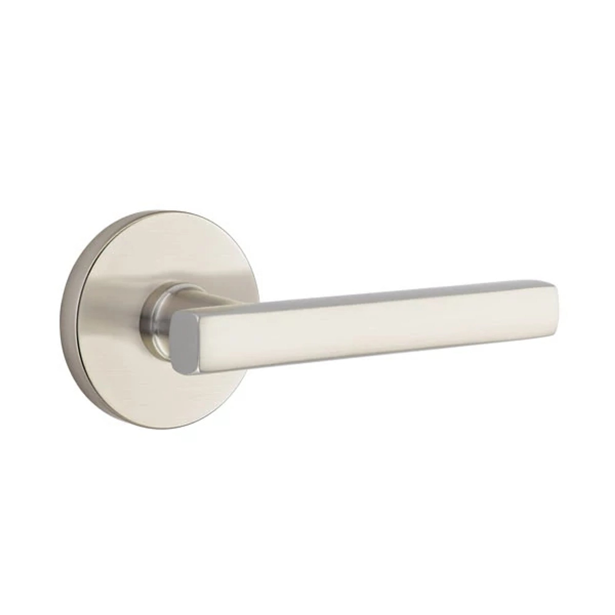 Emtek Freestone Lever with Disk Rosette in Satin Nickel