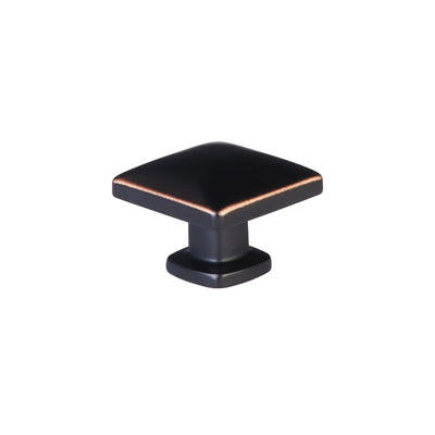 Emtek Lawson 1-1/4" Square Knob in Oil Rubbed Bronze