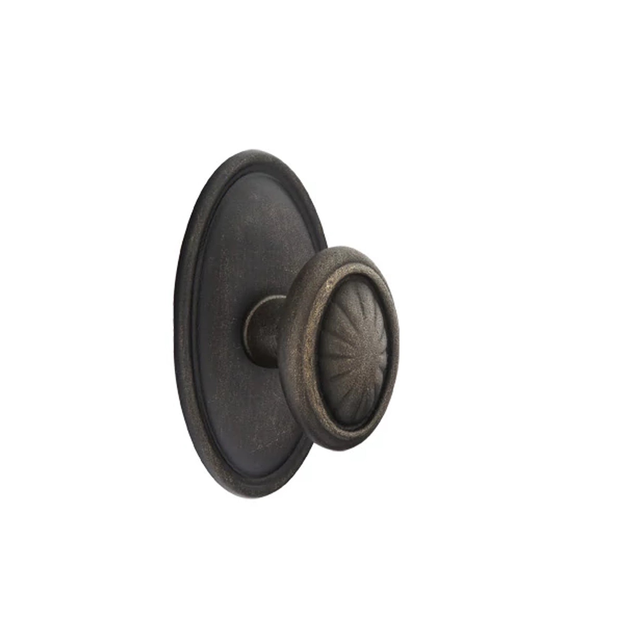 Emtek Parma Knob with #14 Rosette in Medium Bronze