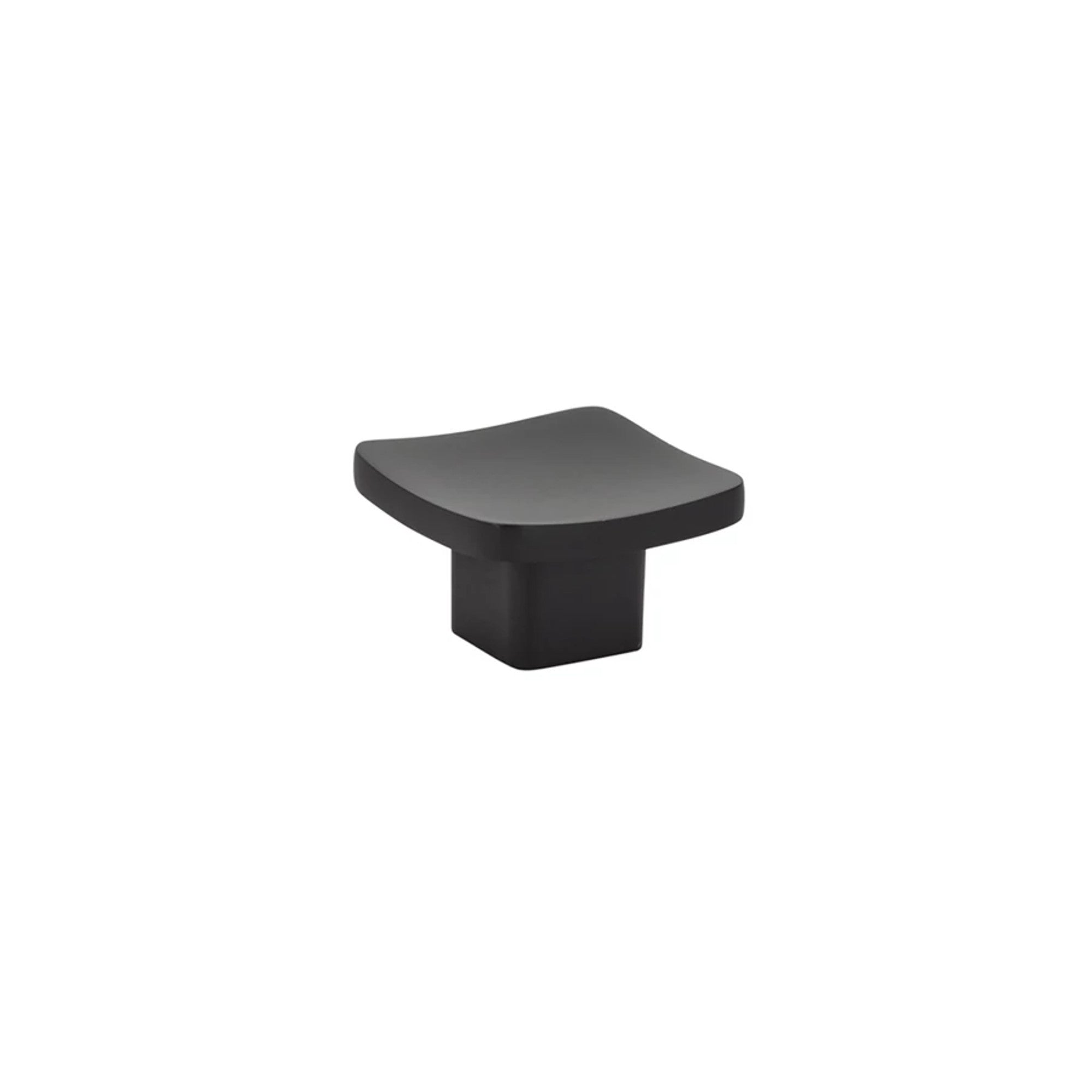 Emtek Basin 1-1/4" Knob in Flat Black