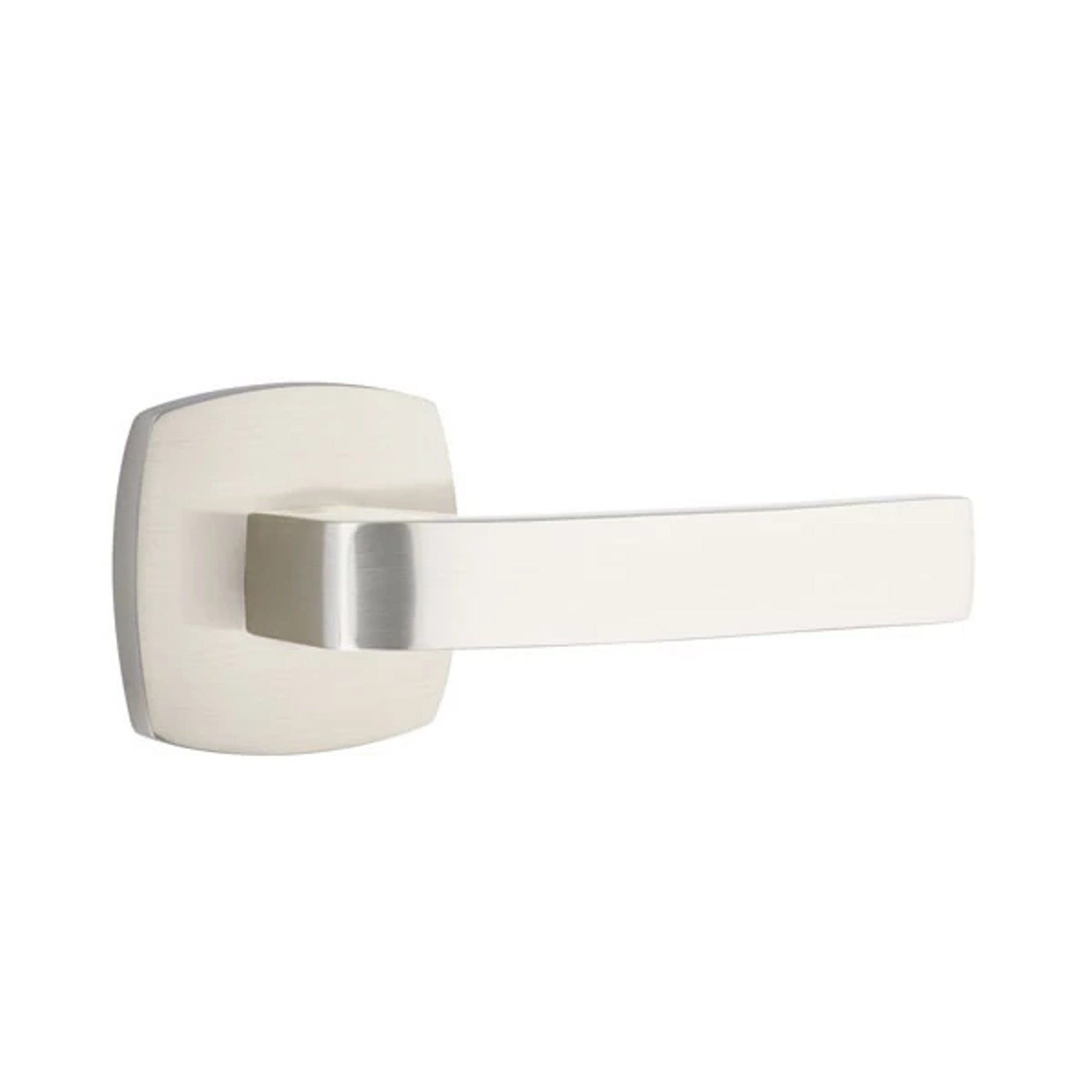 Emtek Breslin Lever with Urban Modern Rosette in Satin Nickel