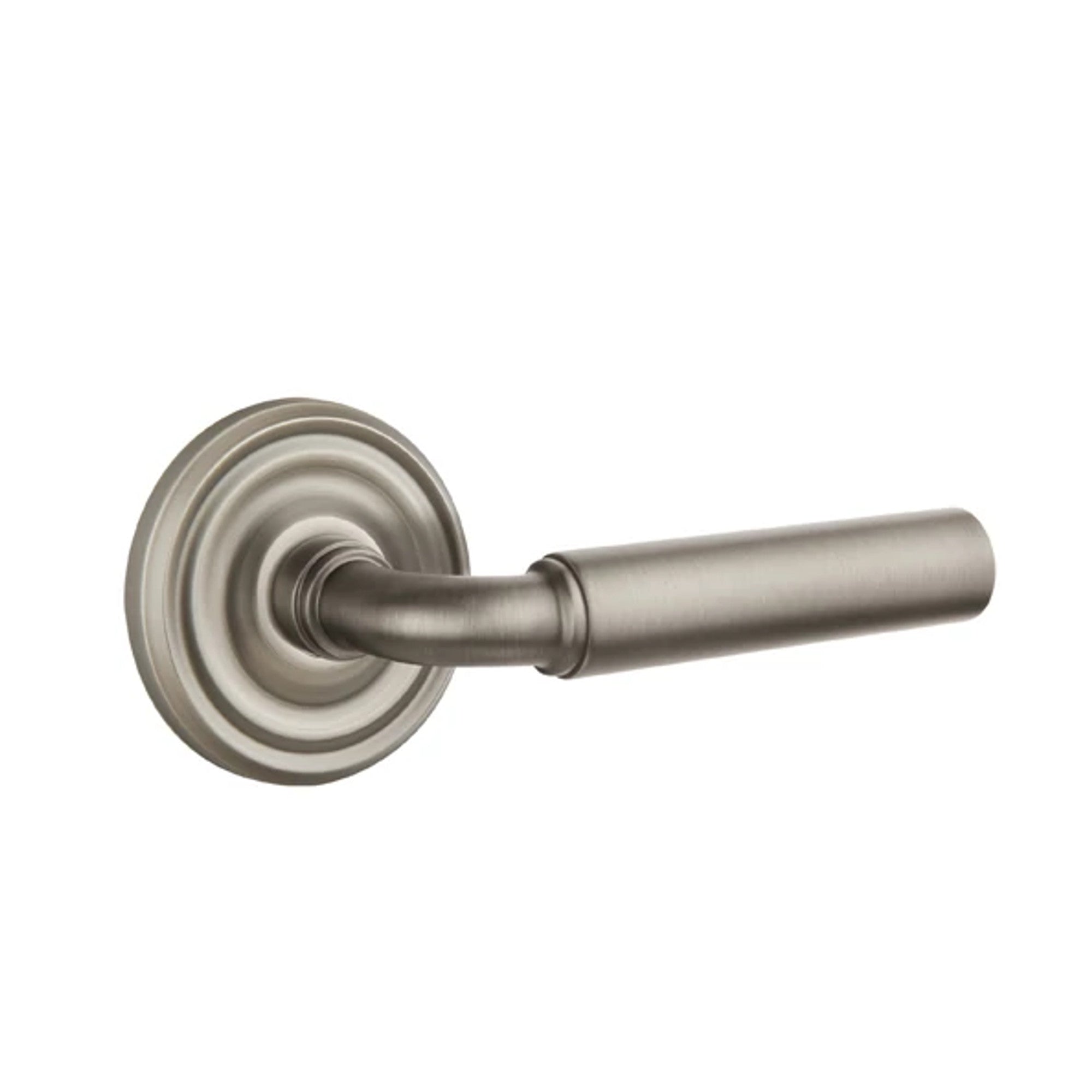 Emtek Manning Lever with Regular Rosette in Pewter