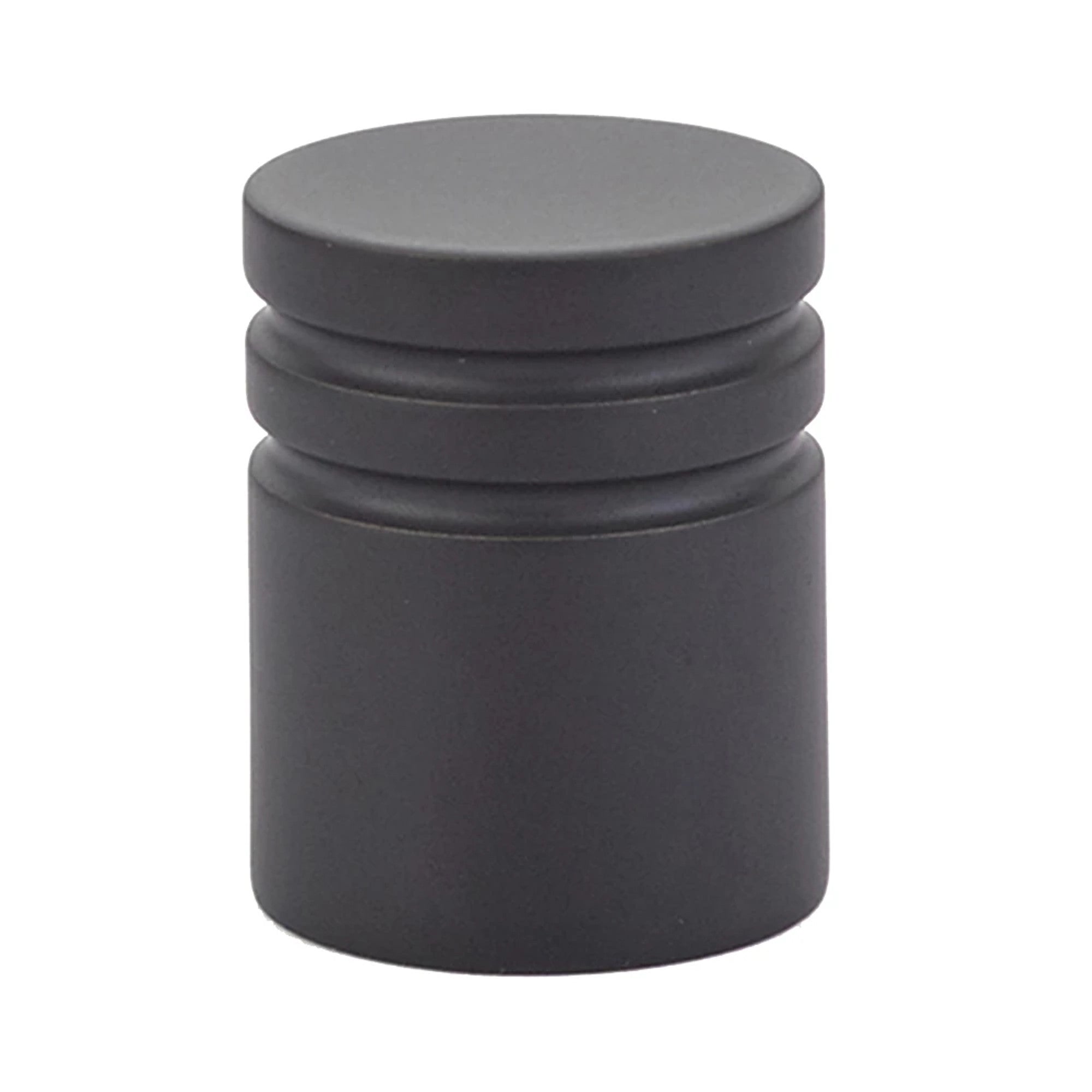 Emtek Metric 1" Knob in Flat Black