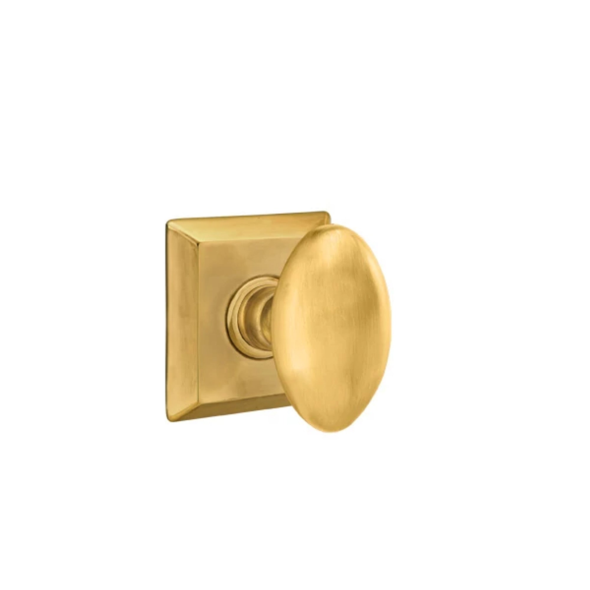 Emtek Egg Knob with Quincy Rosette in French Antique