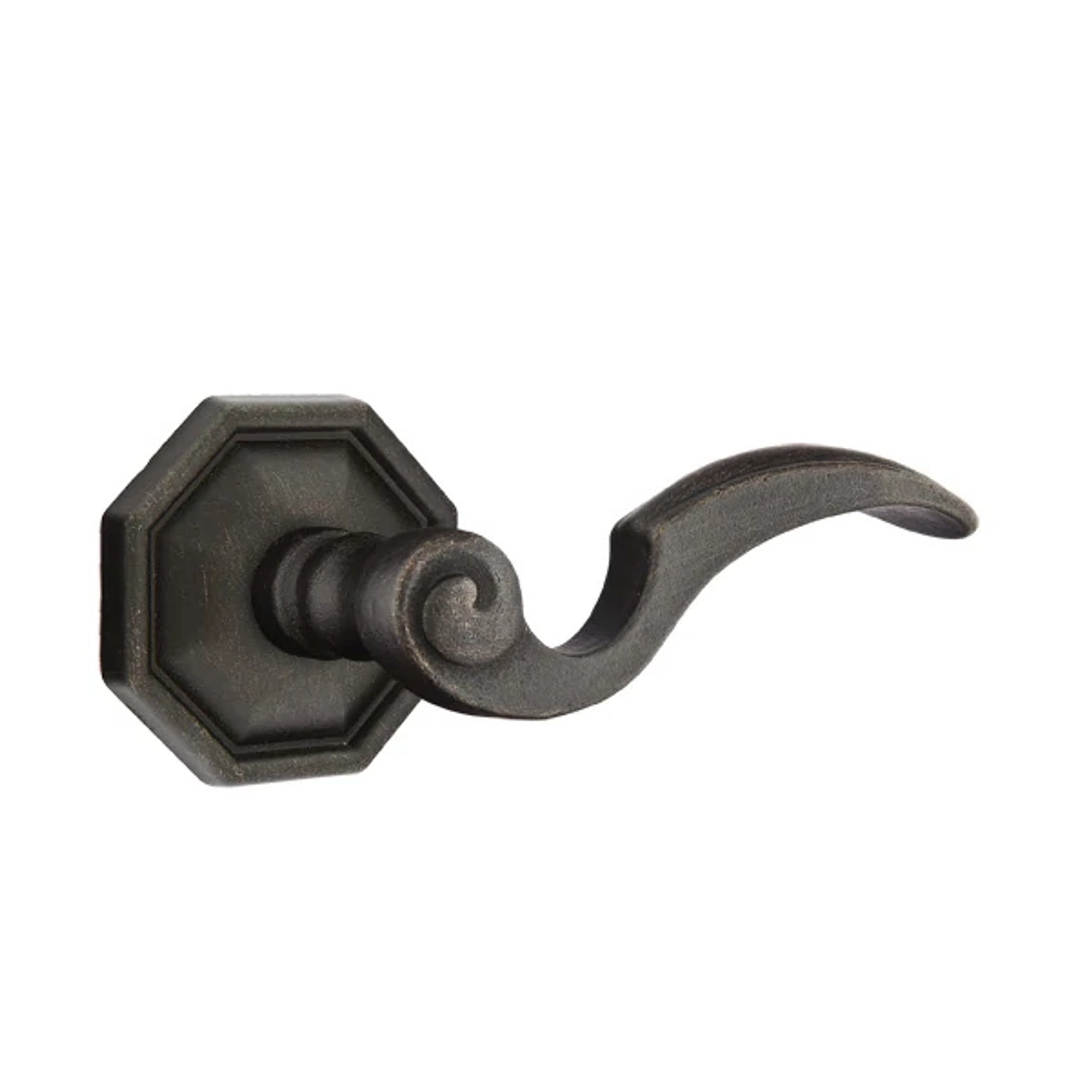 Emtek Napoli Lever with #15 Rosette in Medium Bronze
