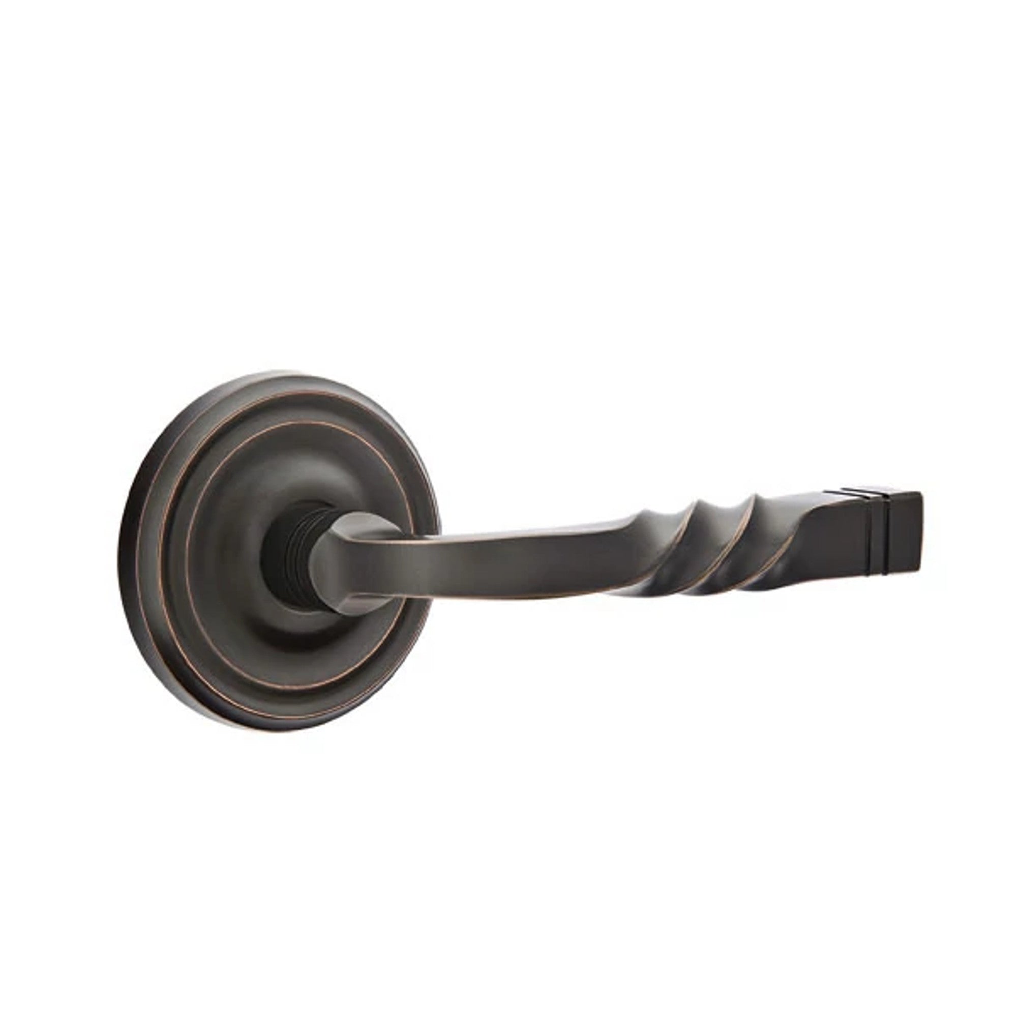 Emtek Santa Fe Lever with Regular Rosette in Oil Rubbed Bronze
