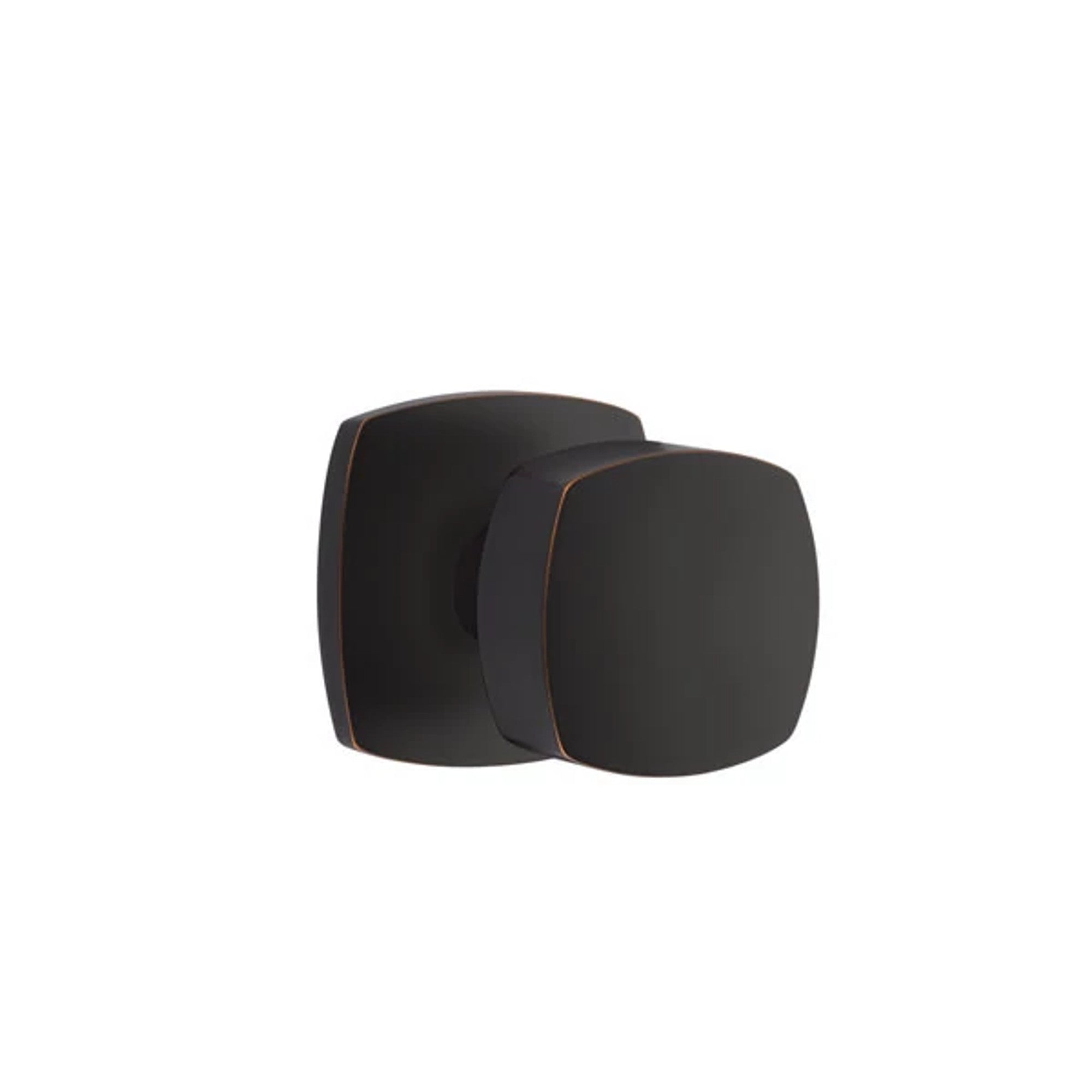 Emtek Freestone Knob with Urban Modern Rosette in Oil Rubbed Bronze