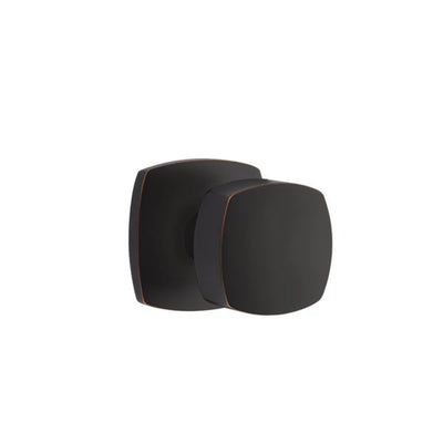 Emtek Freestone Knob with Urban Modern Rosette in Oil Rubbed Bronze