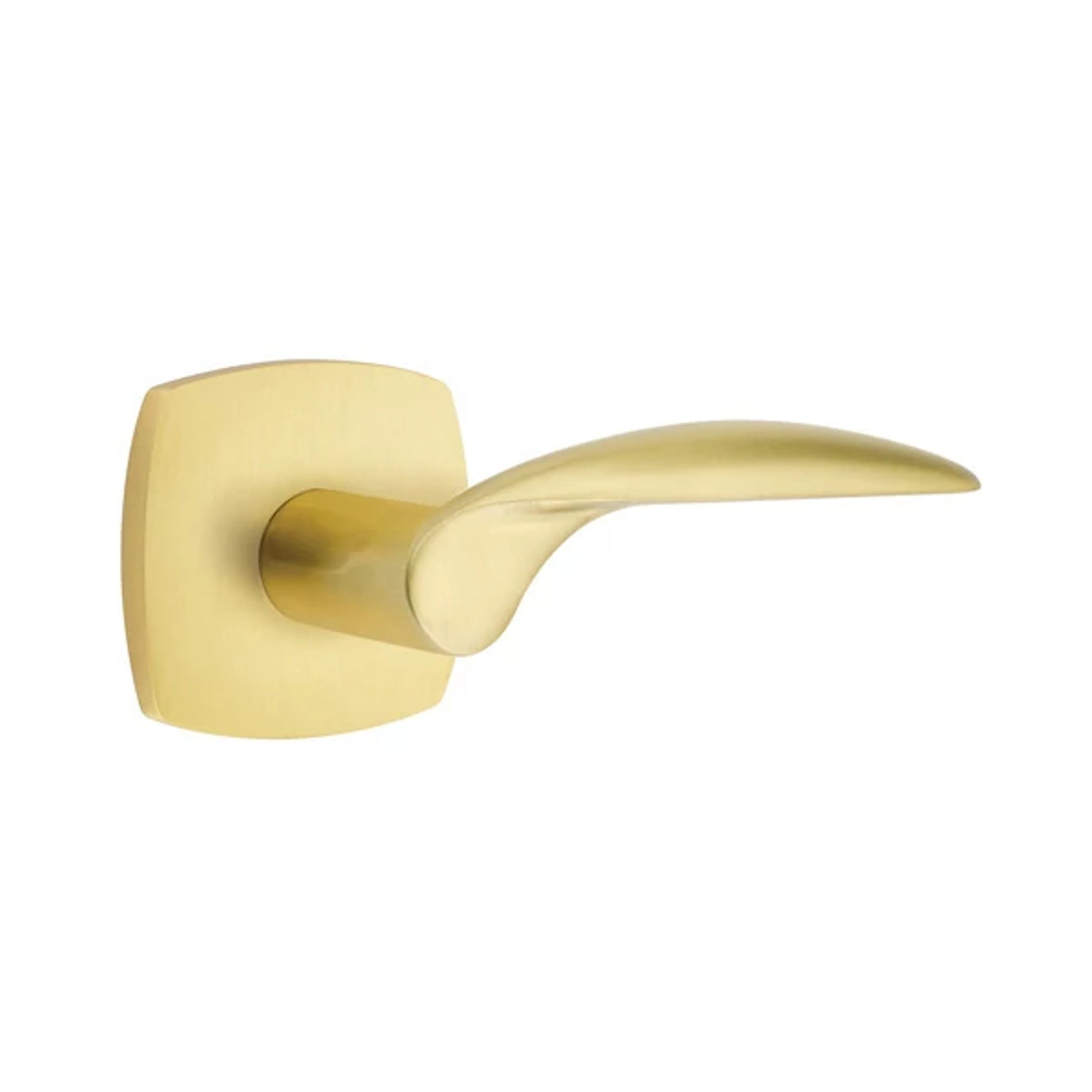 Emtek Mercury Lever with Urban Modern Rosette in Satin Brass