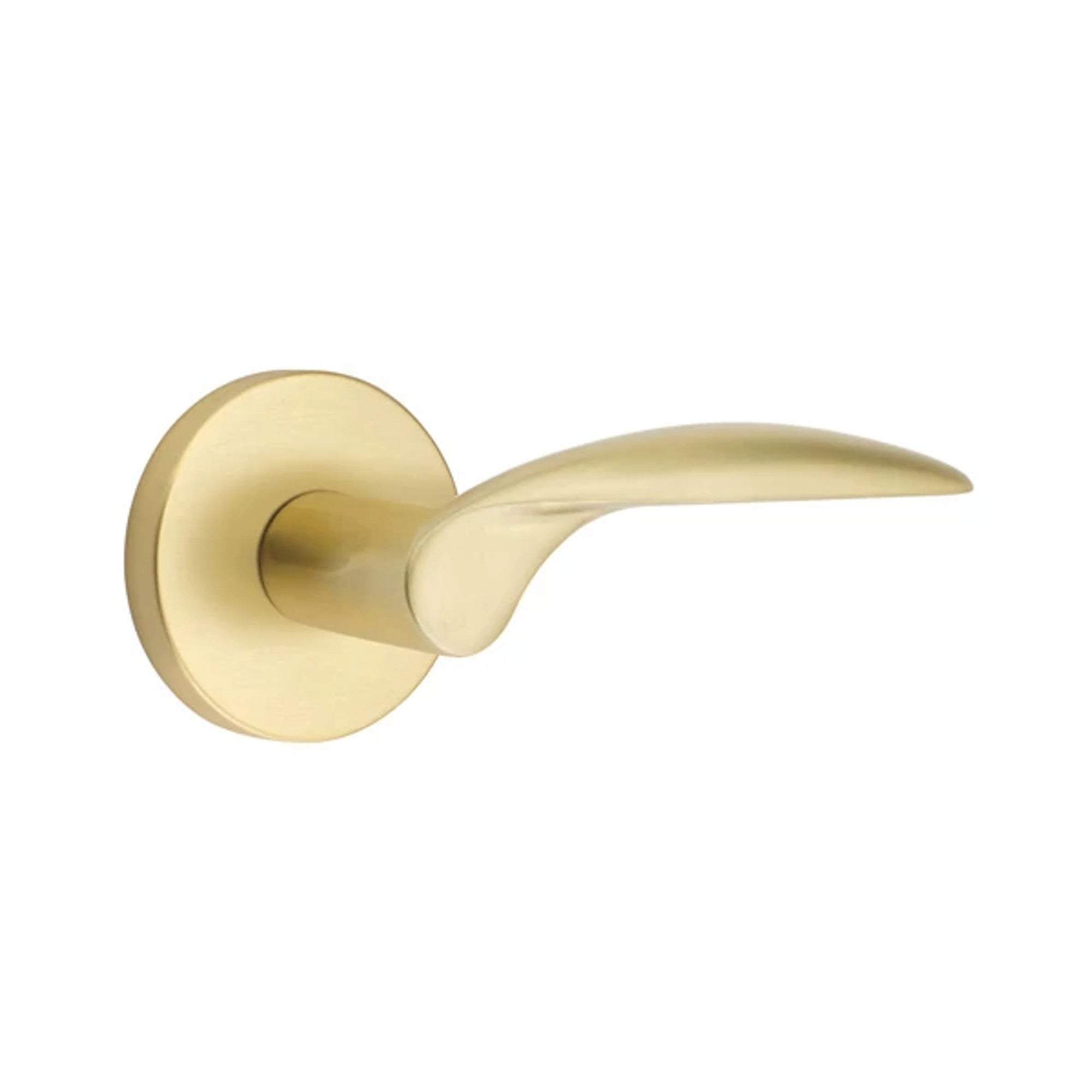 Emtek Mercury Lever with Disk Rosette in Satin Brass